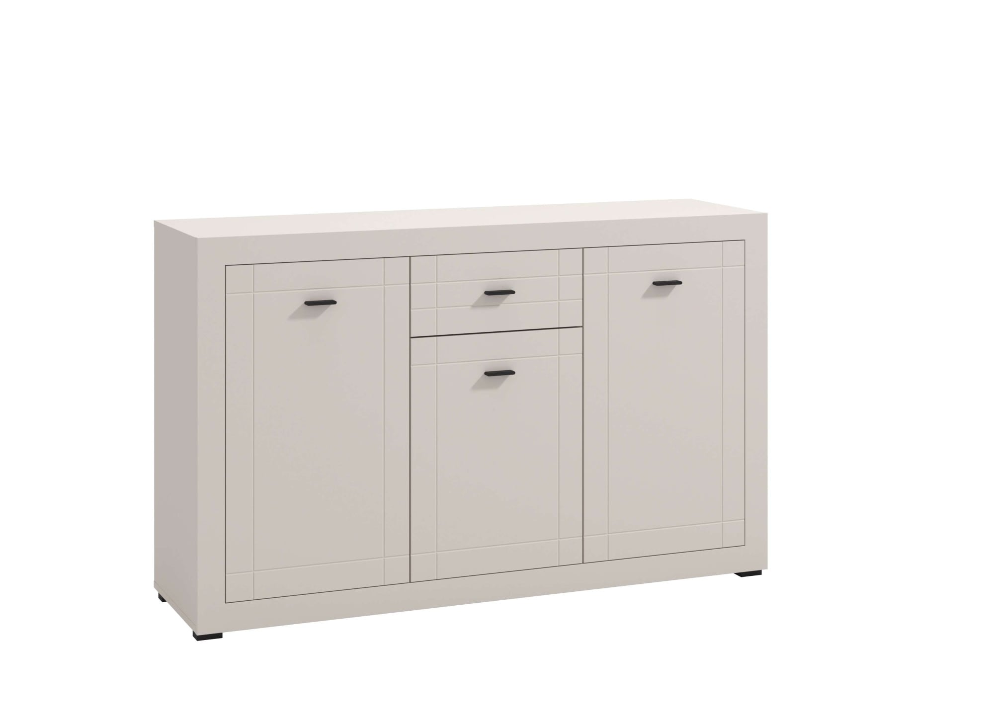 Home affaire Sideboard »Warwick Kombikommode, Schrank, Schubladenkommode« Modernes Sideboard: Kaschmir, 3 Türen & 1 Schublade, Heißfolienprägung