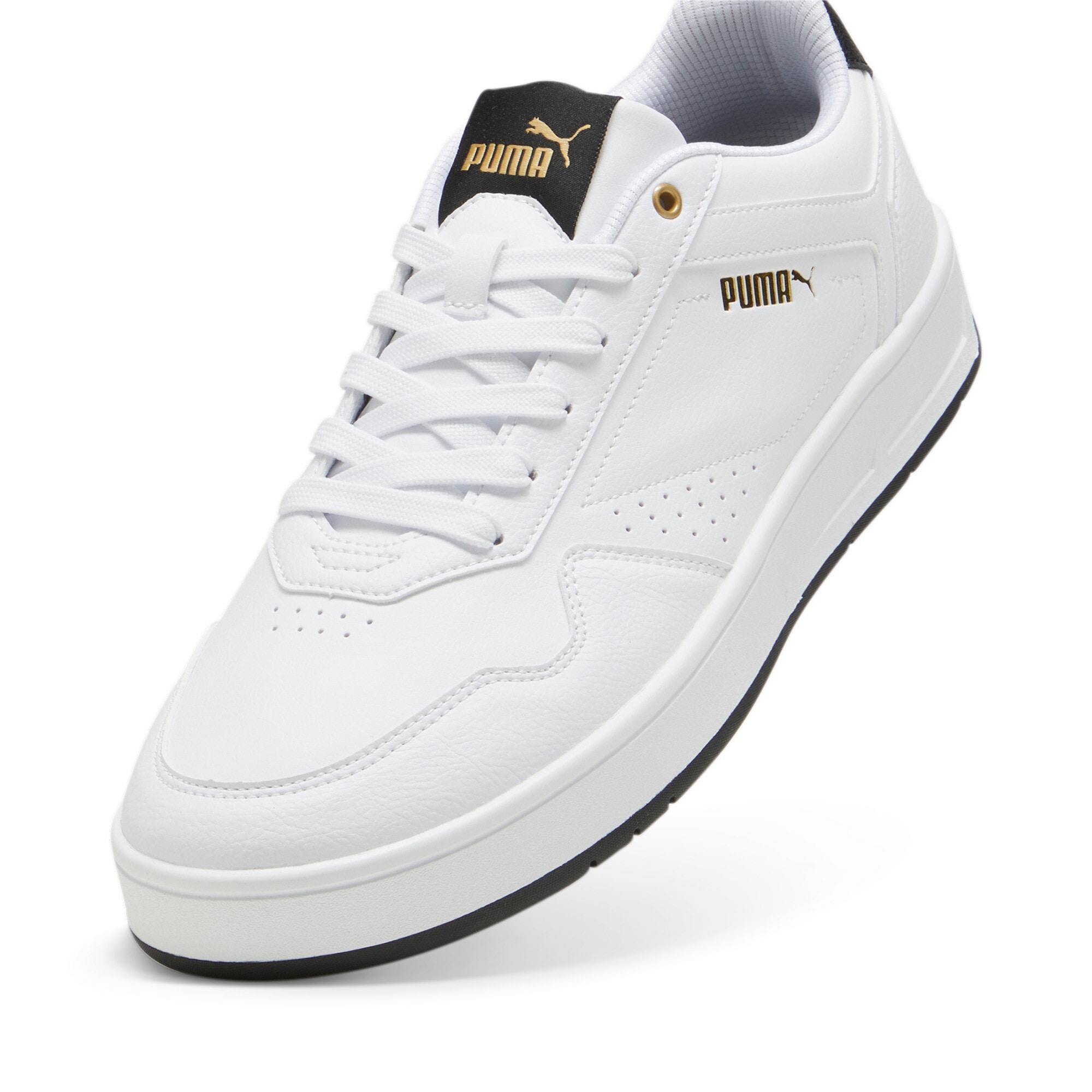 PUMA Sneaker »COURT CLASSIC«  für sportliche Einsätze, mit Gummi-Laufsohle, mit Schnürverschluss