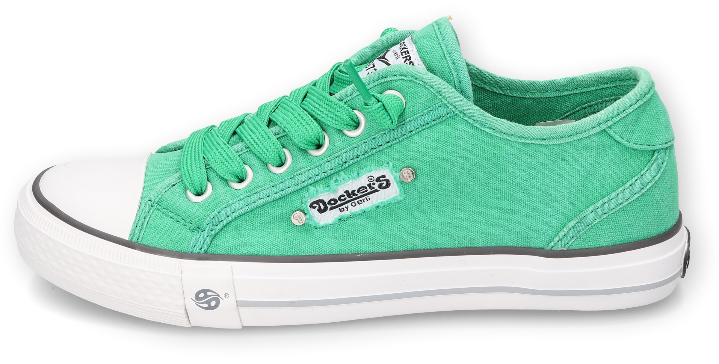 Dockers by Gerli Slip-On Sneaker, Sneaker, Schlupfschuh, Freizeitschuh mit elastischer Zierschnürung