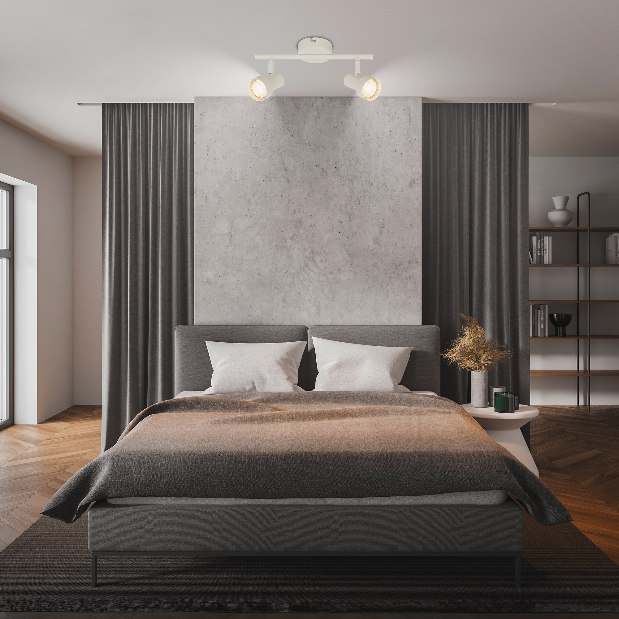 Briloner Leuchten LED Deckenspots »TAPP« GU10 1 Stk. 27,5x12,5 cm, Wohnzimmer, Schlafzimmer, Flur, Büro