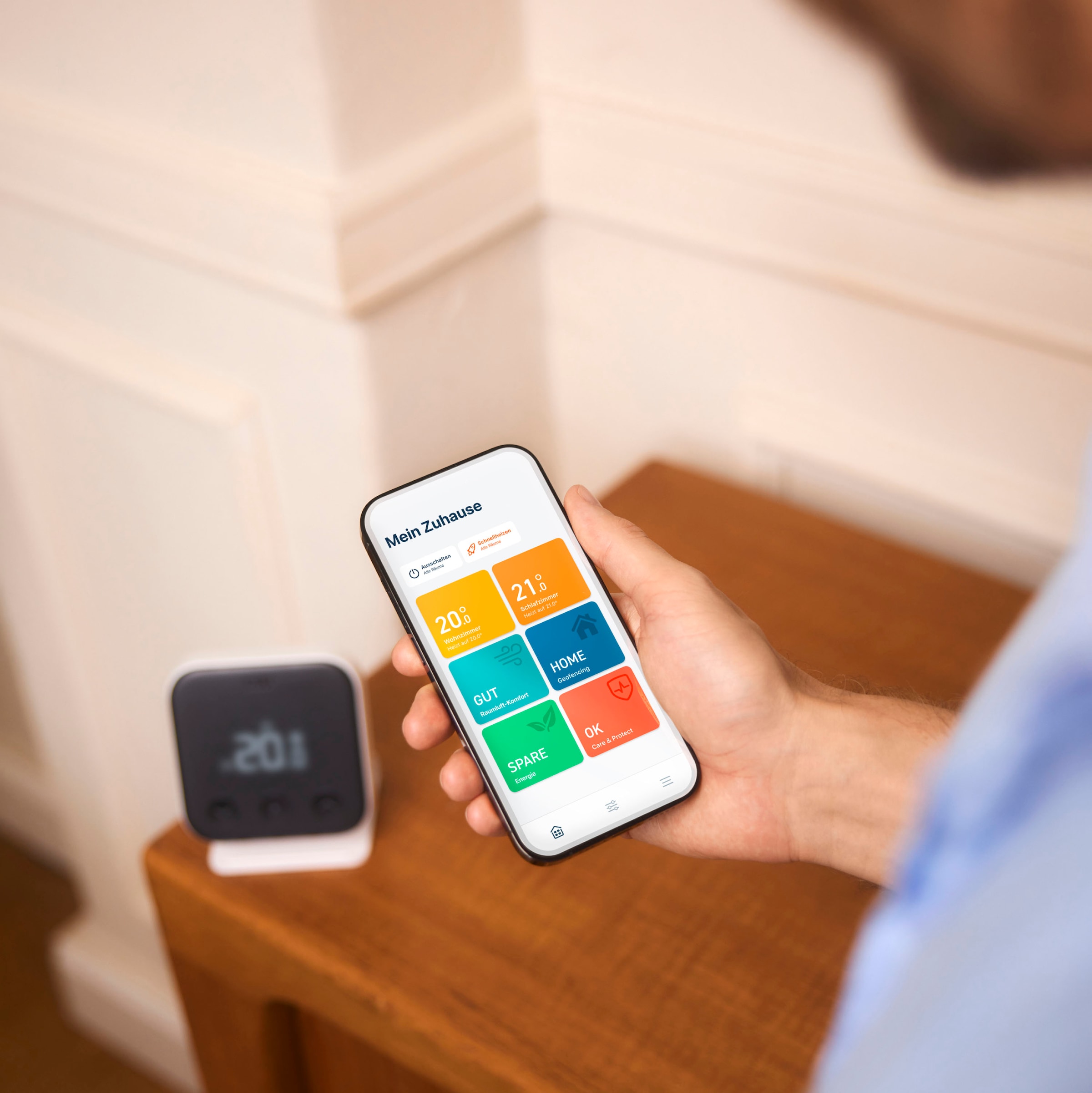 Tado Heizkörperthermostat »4x Heizkörper-Thermostat X + Bridge X + Sensor X«