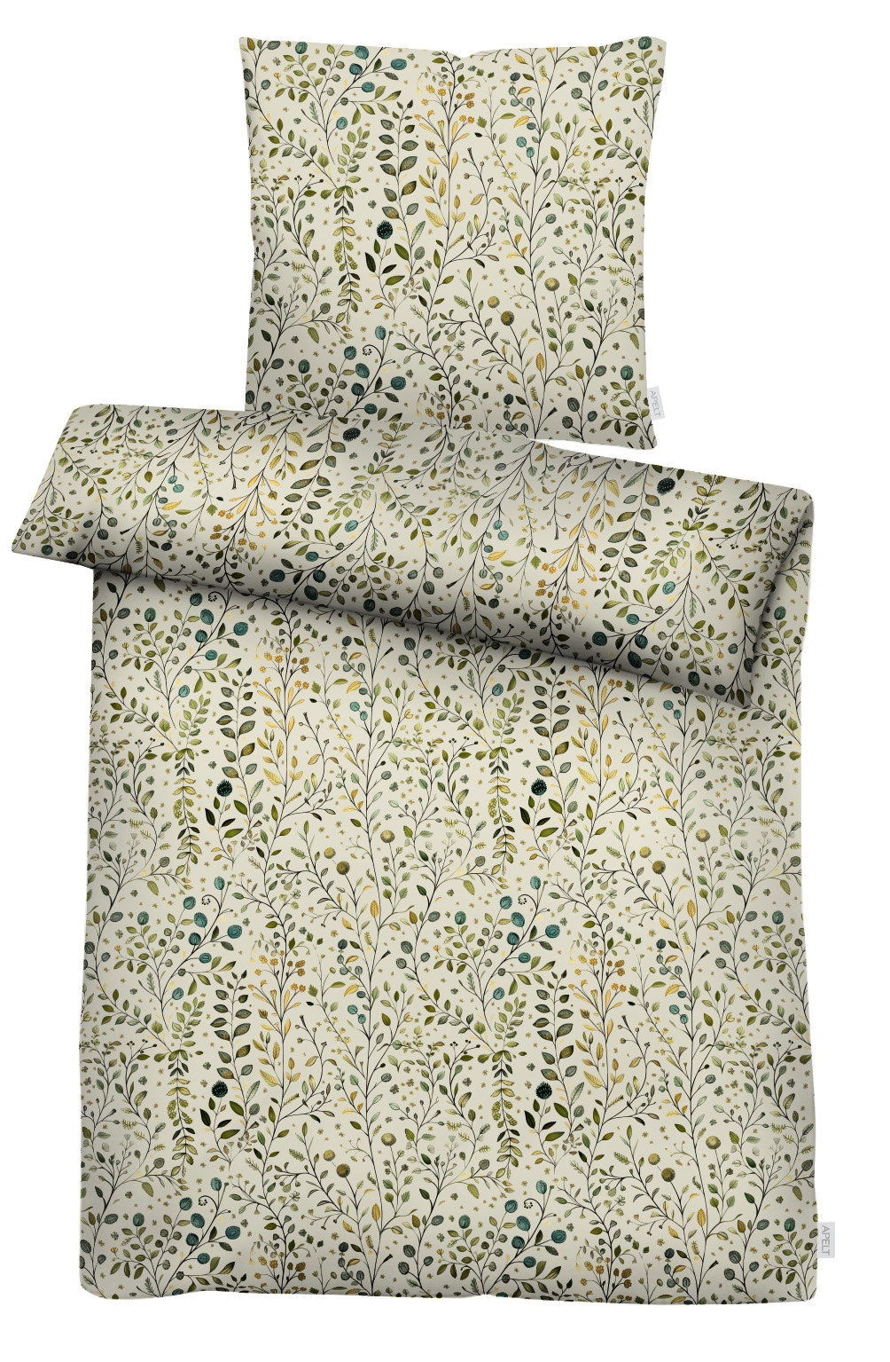 APELT Bettwäsche »Cecile« 2 Bettwäsche-Set mit Reißverschluss, Baumwoll-Satin, Digitaldruck
