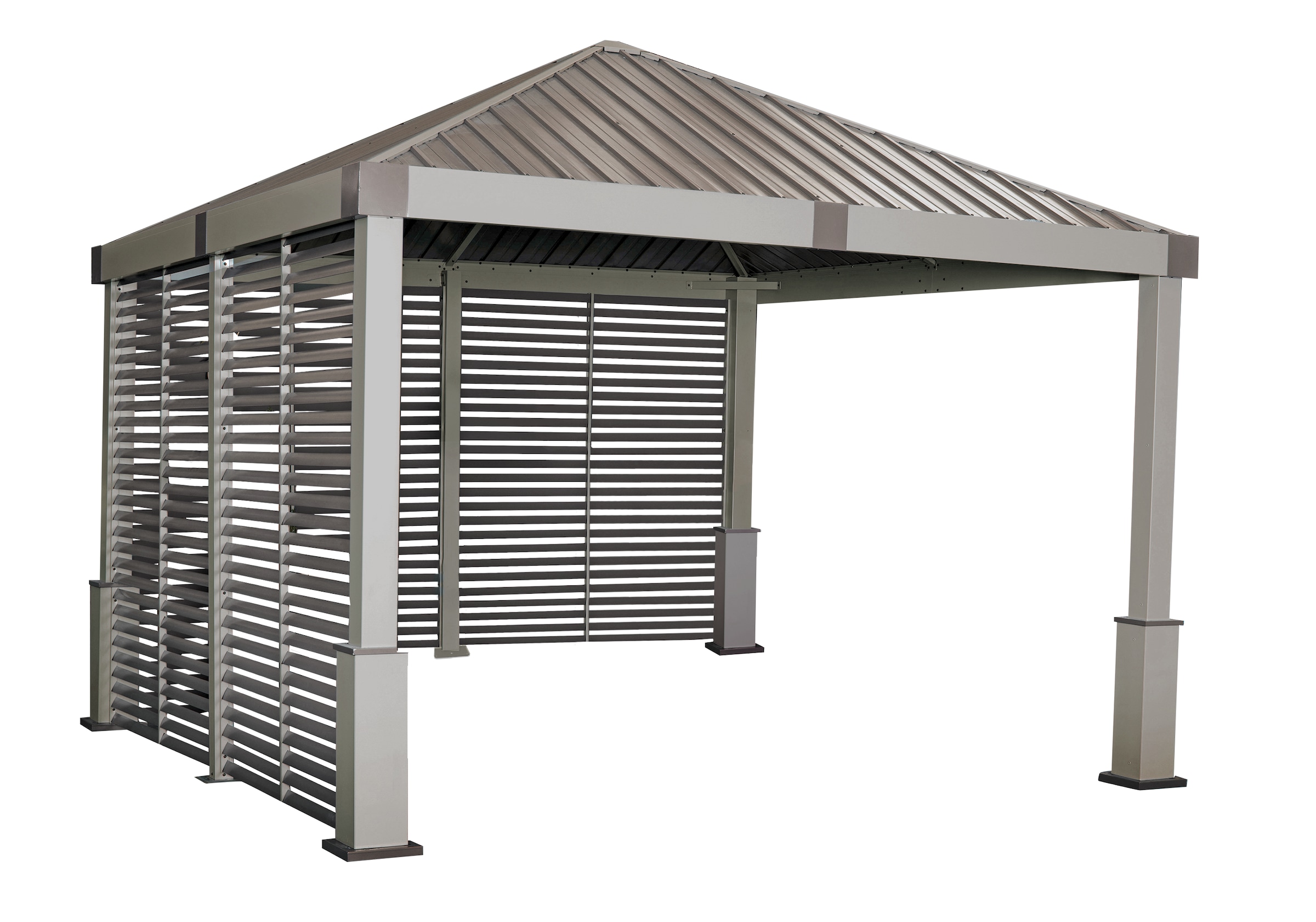 Sojag Pavillon »Nanda«, (Set), BxTxH: 368x368x313 cm, inkl. Westmann Heizstrahler und Moskitonetz