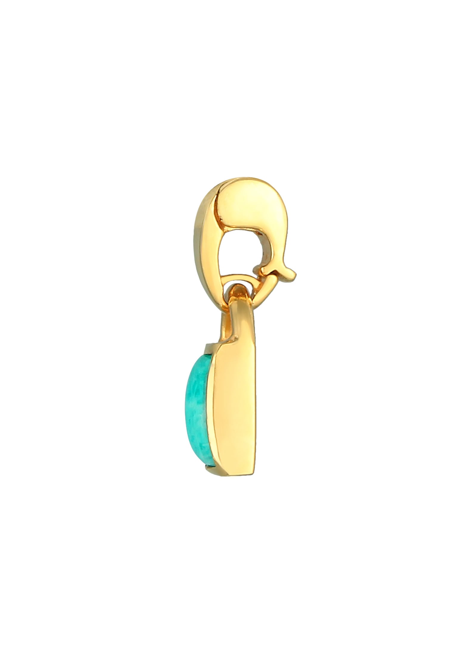 Elli Medallionanhänger »Anhänger Amazonit Edelstein Viereck Vintage 925 Silber«