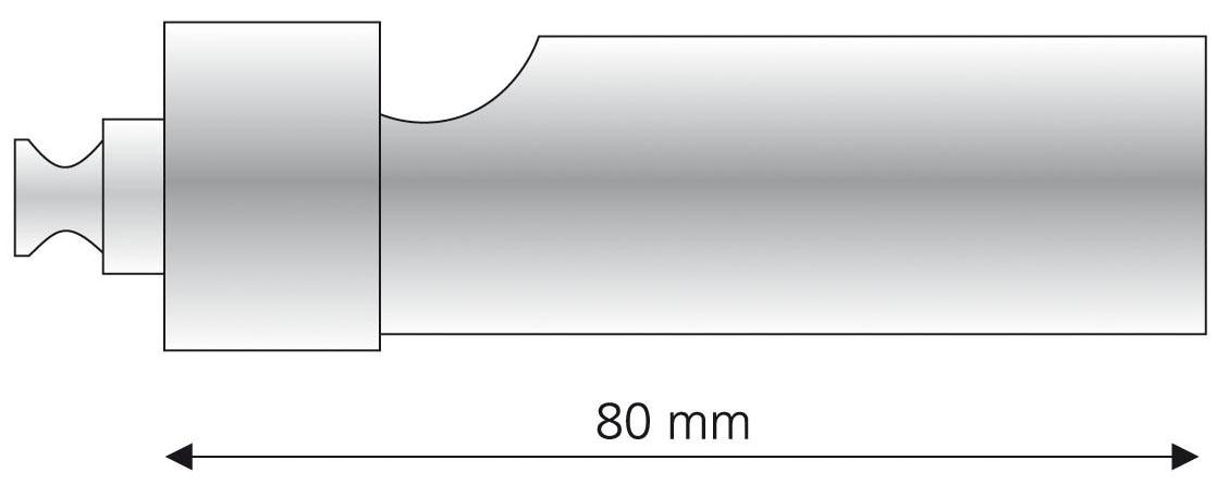 20 mm auf Gardinenstangen »Power«, Ø Mehrfachverlängerung St.), (1 für Liedeco bestellen Raten