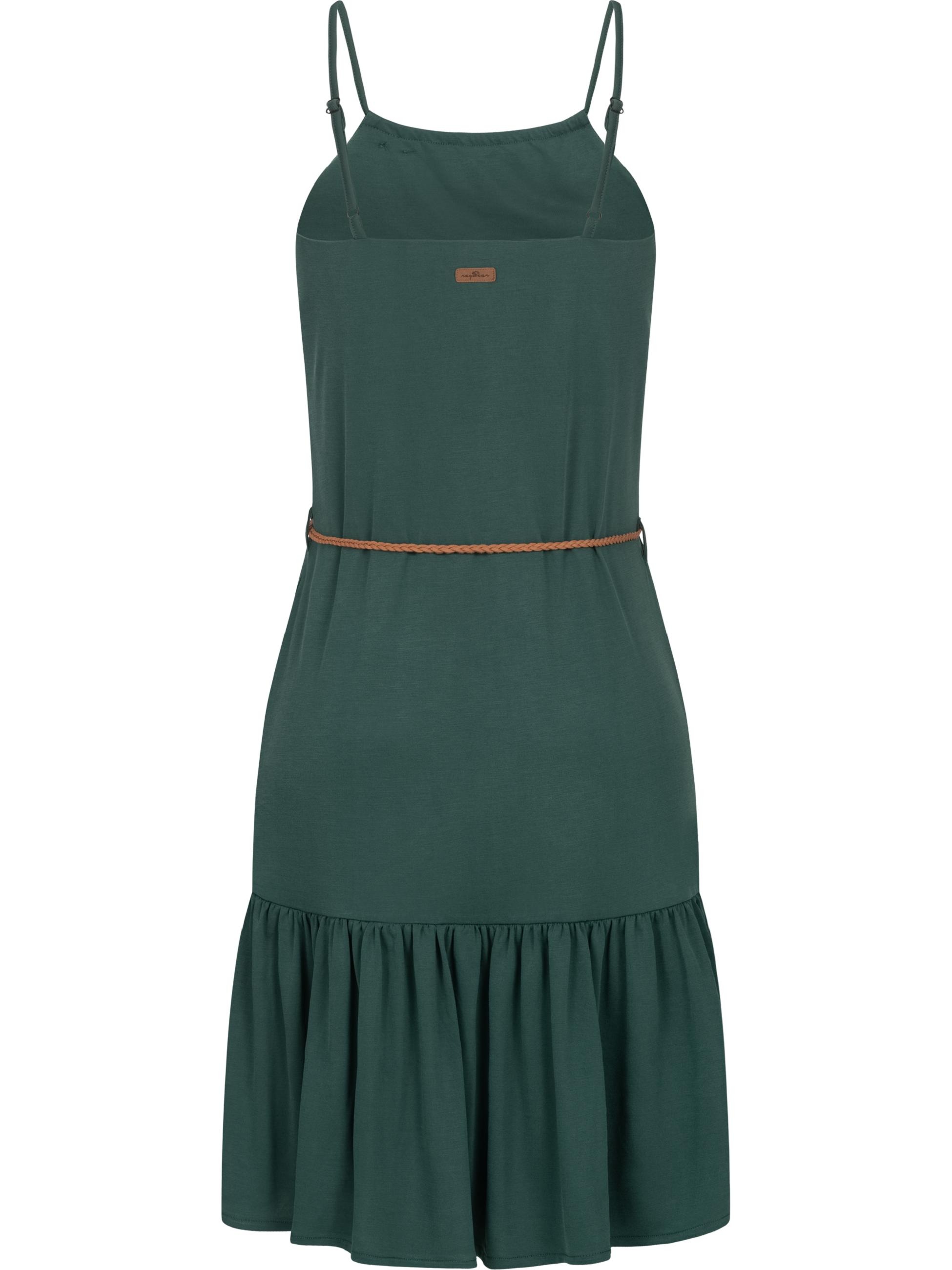 Ragwear Spaghettikleid »Sommerkleid Thime«, stylisches Sommerkleid mit Spaghettiträgern und Gürtel
