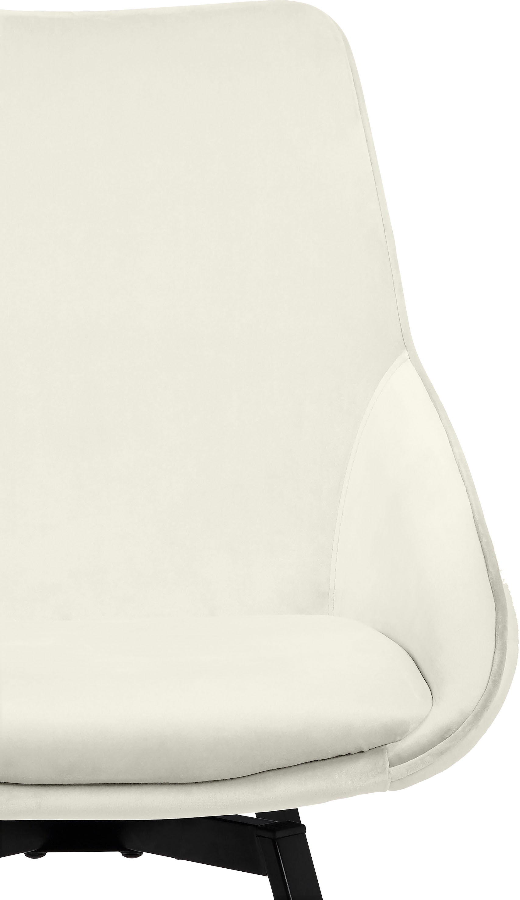 »Merisa«, 2er-Set Sitz Rückenlehne, Esszimmerstuhl auf mit bestellen Luxus-Microfaser, Drehstuhl Raten gepolstertem (Set), INOSIGN und