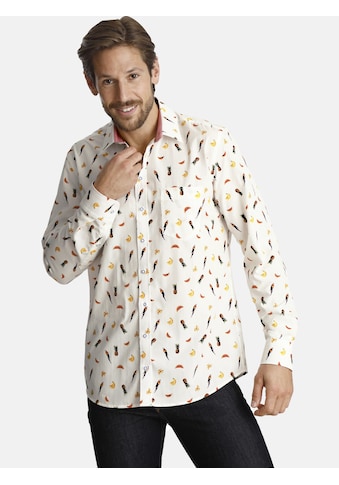 SHIRTMASTER Langarmhemd »parrotmeetsfruit«, mit All Over Print kaufen