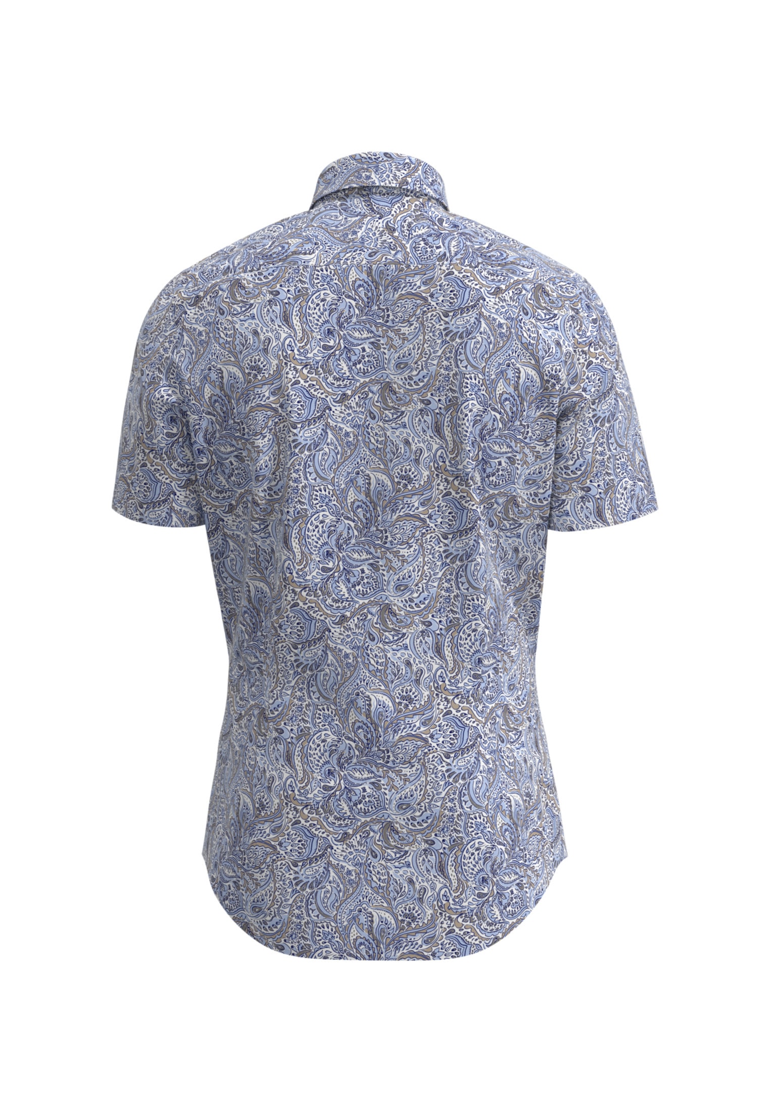 seidensticker Businesshemd »Shaped«, Shaped Kurzarm Kentkragen Floral