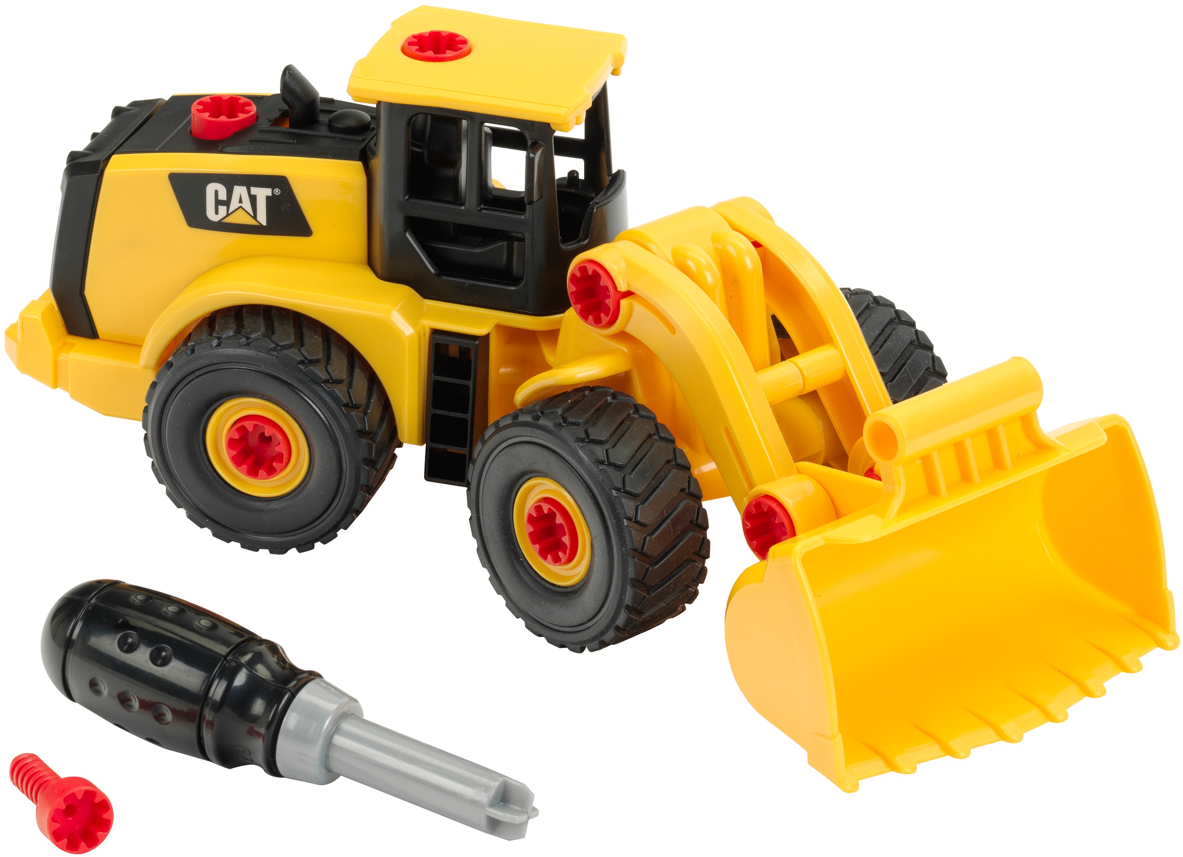 Klein Spielzeug-Radlader »Cat® Schraubfahrzeug«