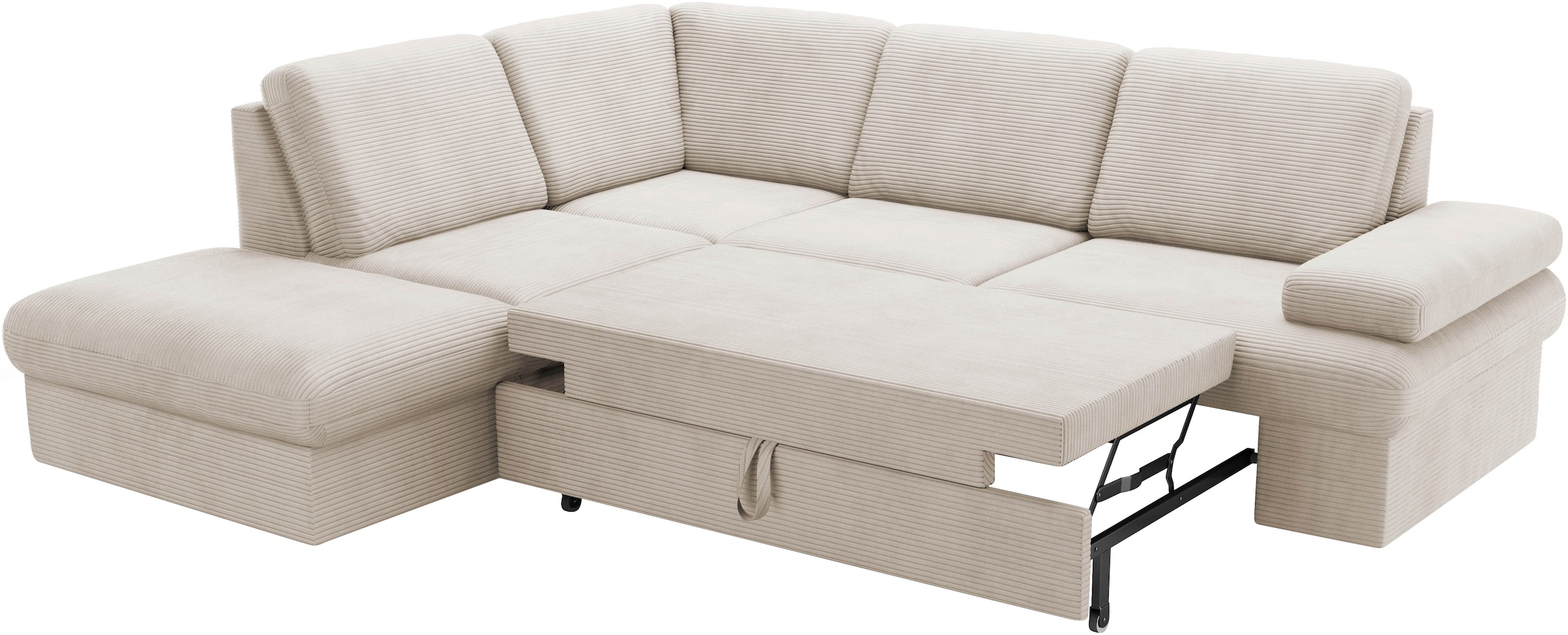 sit&more Ecksofa »Moreno«, mit Armteilverstellung,wahlweise mit Bettfunktion