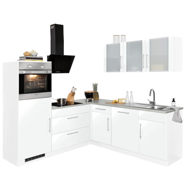 wiho Küchen Winkelküche »Cali«, ohne E-Geräte, Stellbreite 210 x 220 cm auf  Raten bestellen
