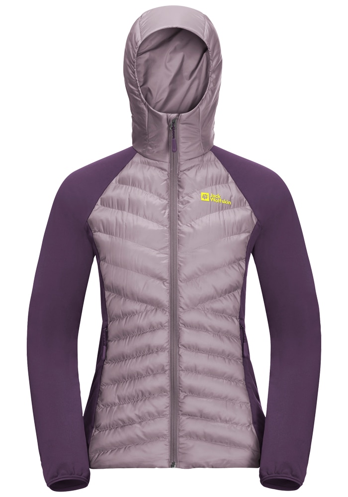 Jack Wolfskin Hybridjacke »ROUTEBURN PRO HYBRID W« mit Kapuze