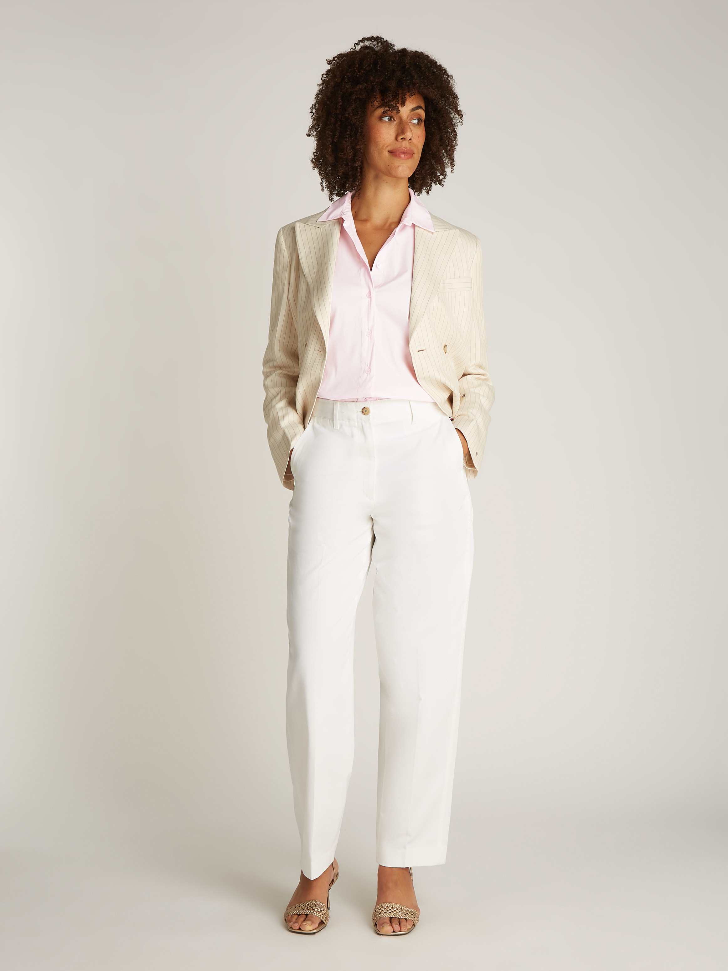 Tommy Hilfiger Hemdbluse »ESS POPLIN REGULAR SHIRT«, im klassischen Stil