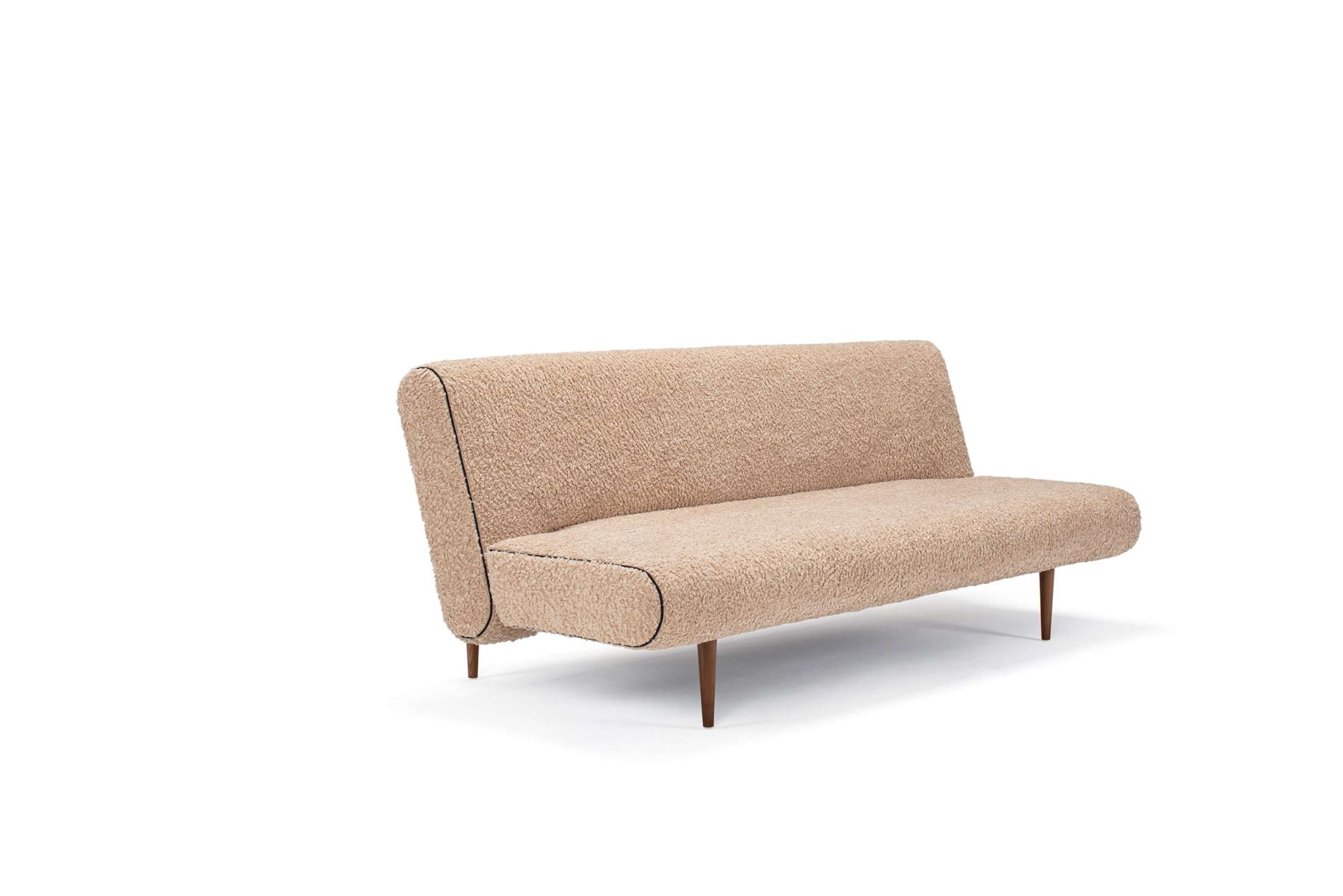 INNOVATION LIVING ™ Schlafsofa »Unfurl Bettsofa, Klappsofa, Gästebett, Couch, Schlaffunktion«, 3-stufig klappbar, Teddy Stoff, bequem, als Dauerschläfer geeignet