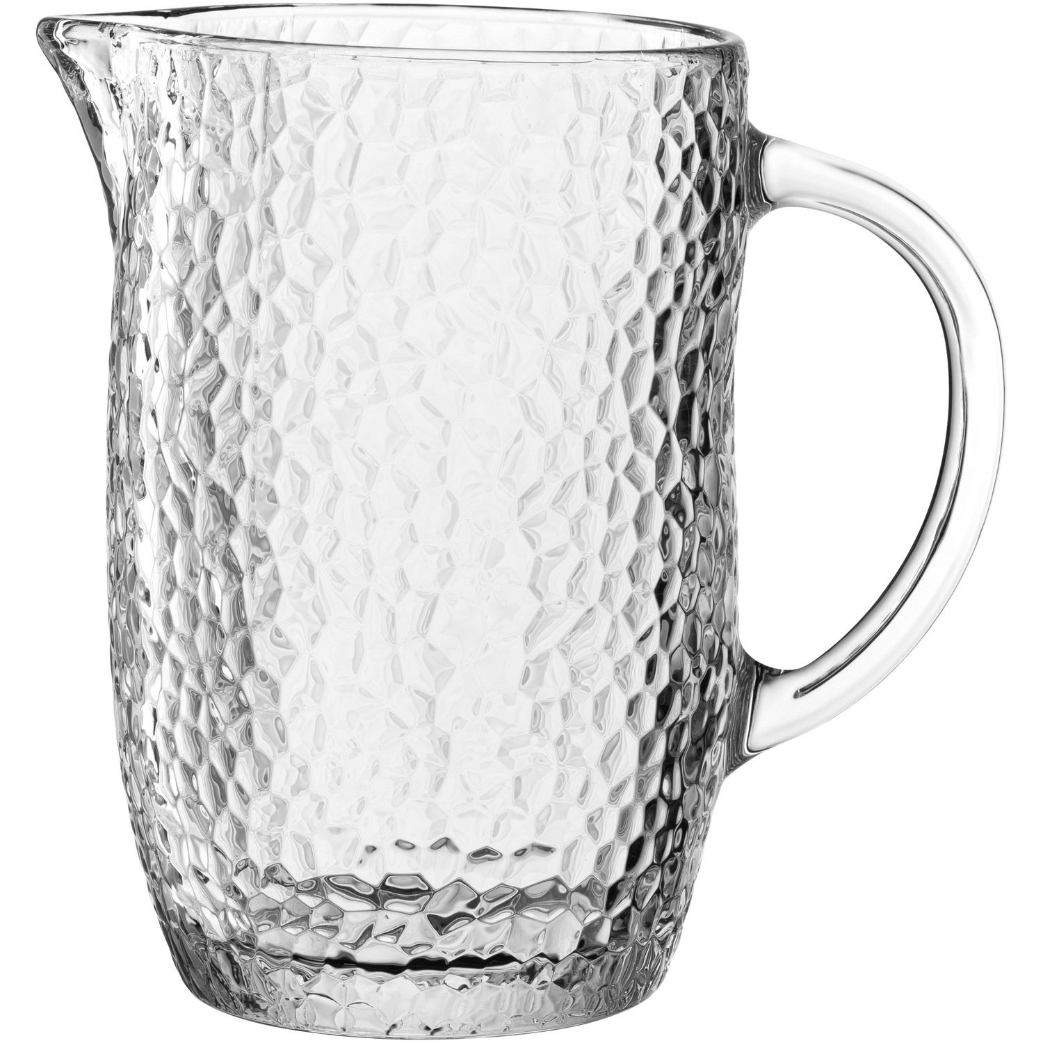 LEONARDO Wasserkrug "MATERA" aus Glas, Höhe ca. 18,6 cm, spülmaschinengeeignet