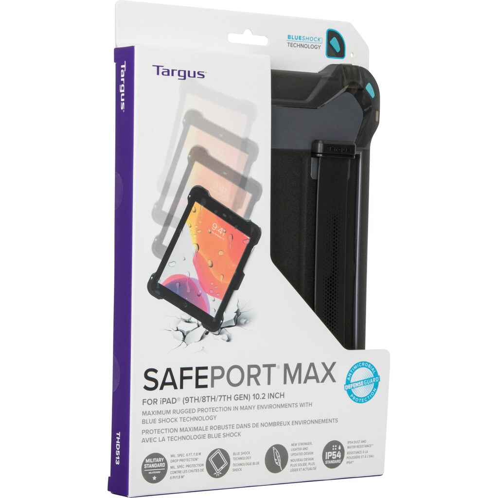 Targus Tablet-Hülle »SafePort Anti Microbial MAX - 10.2 iPad«, iPad 10,2" (2019)