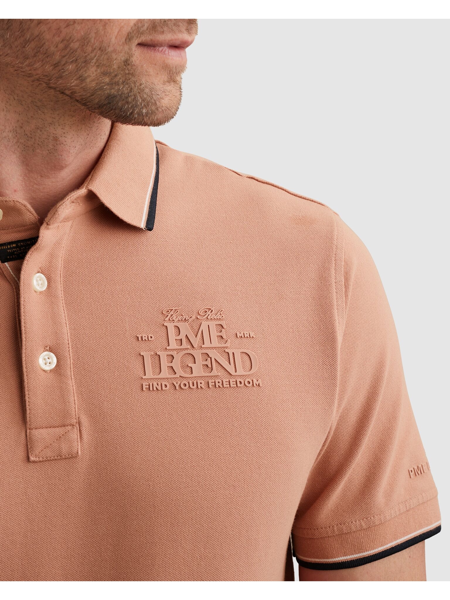 PME LEGEND Poloshirt »Short sleeve polo stretch pique« mit Logo Stickerei