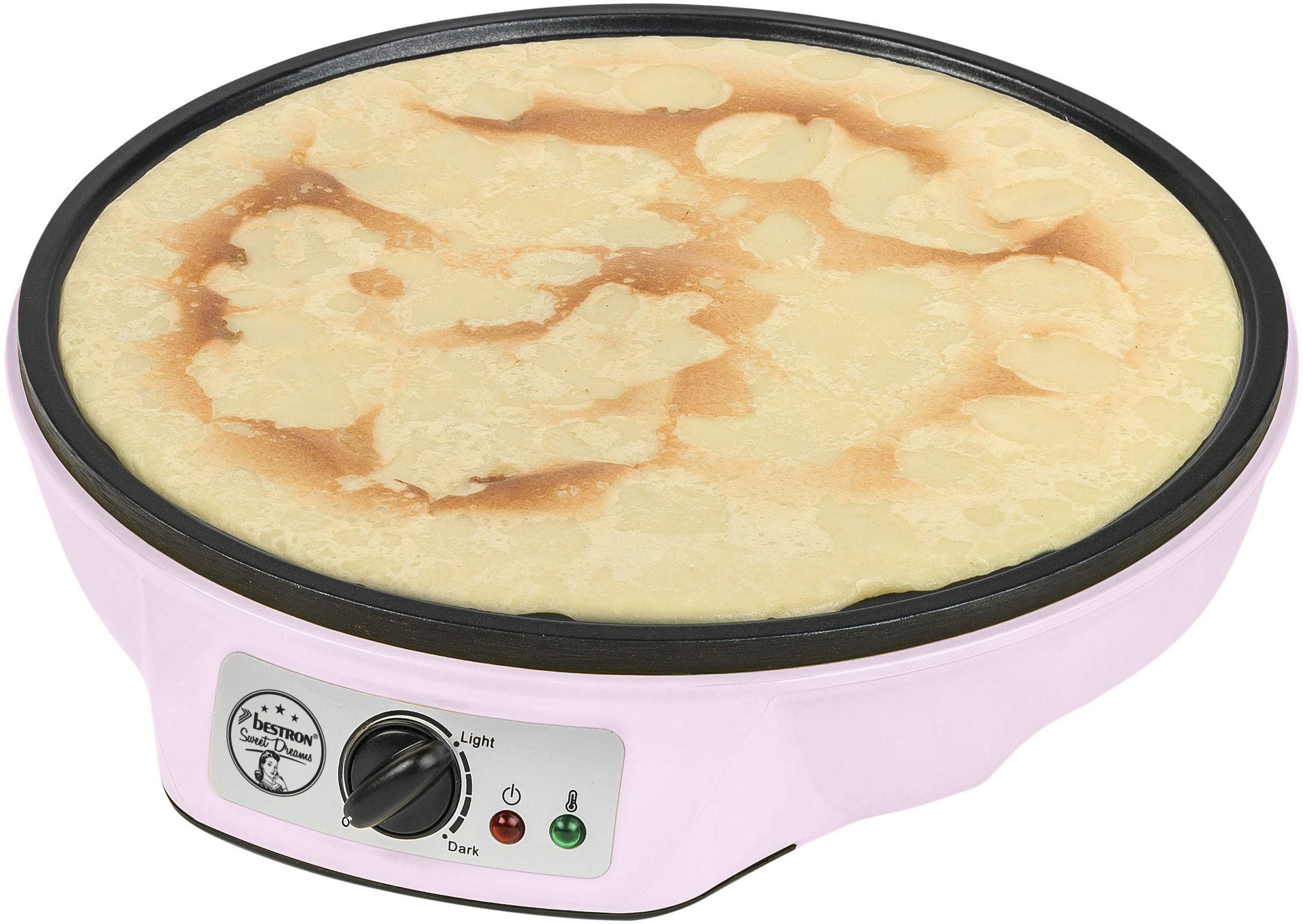 Crêpesmaker »ASW602P im Retro Design«, 1000 W, Ø 30 cm, inkl. Teigverteiler &...