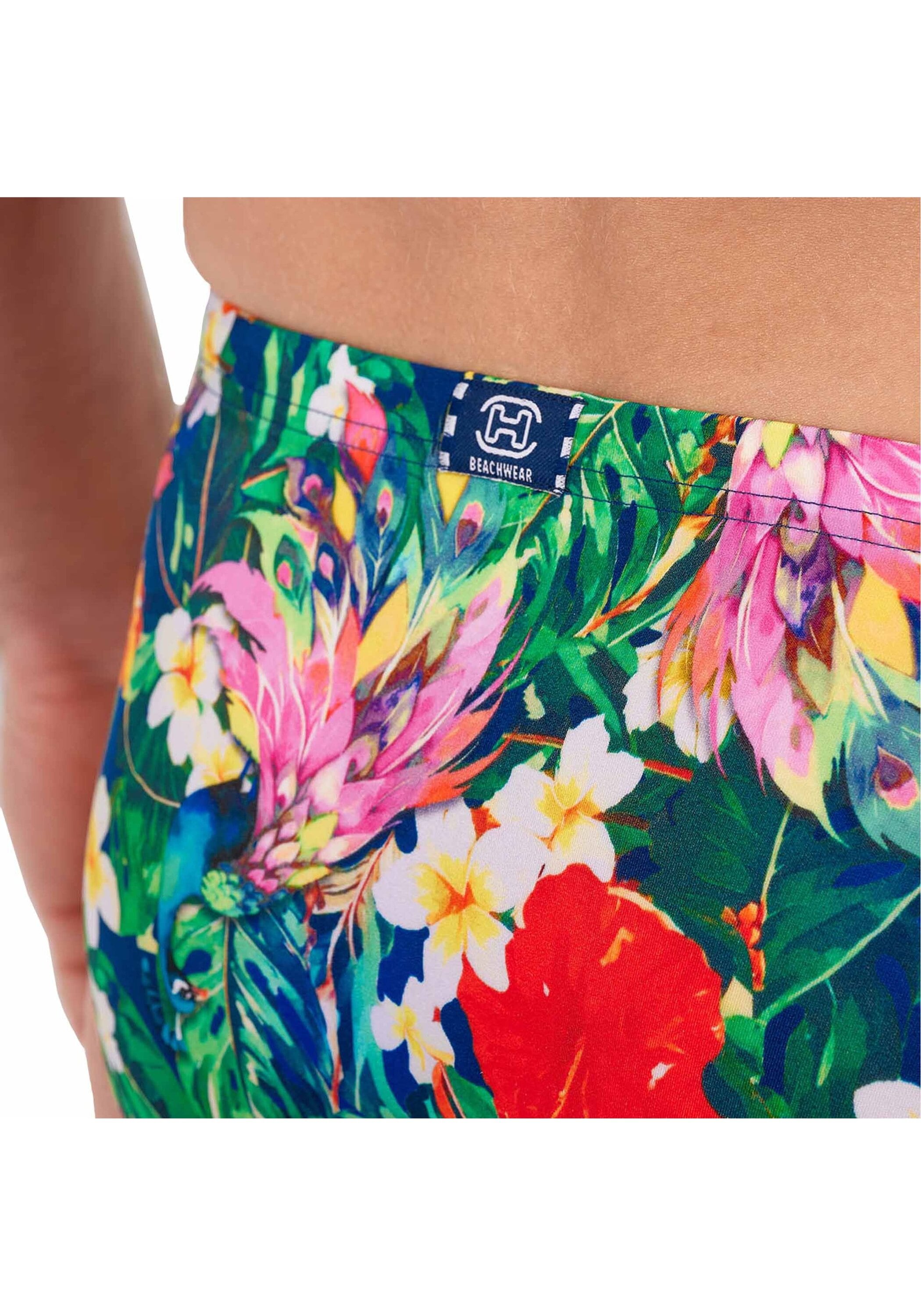 Hom Badeslip »Badeslip Swim Micro Briefs Peacock 1er Pack« 1 Stk.