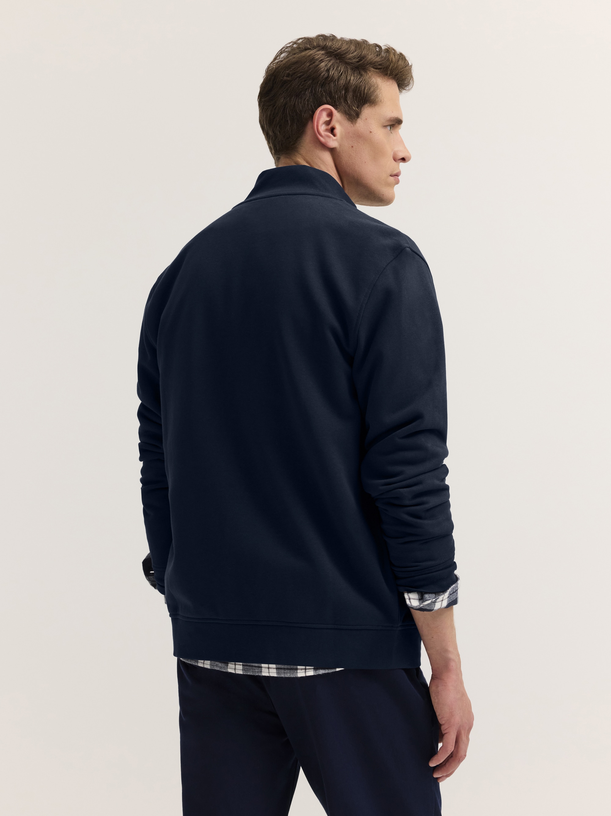 bugatti Sweatjacke »Modern Fit« Modern Fit Baumwollmix Reißverschluss