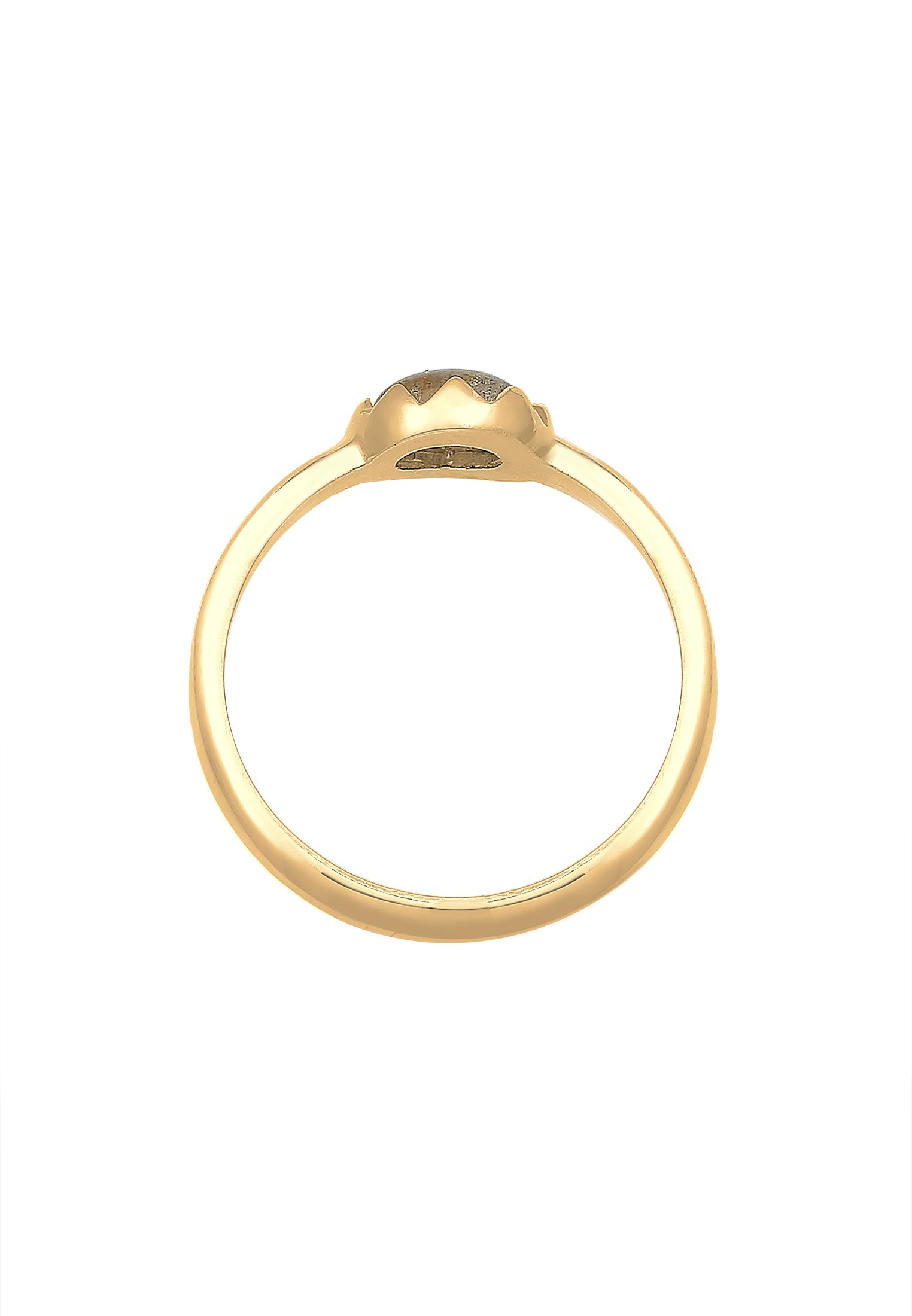 Elli Verlobungsring »Ring Labradorit Grau 925 Sterling Silber«