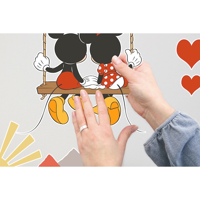 Komar Wandtattoo »Mickey Swing«, (7 St.), 50x70 cm (Breite x Höhe), selbstklebendes  Wandtattoo online kaufen | mit 3 Jahren XXL Garantie