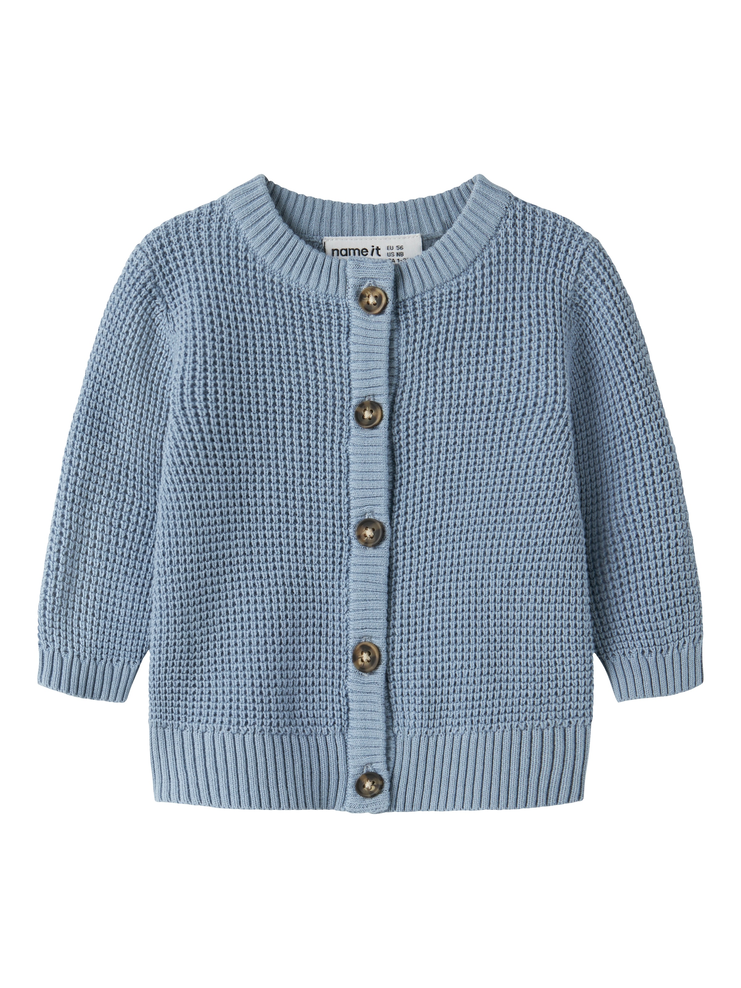Name It Strickjacke »NBNBUBBA LS KNIT CARD NOOS« in dezent strukturierter Qualität