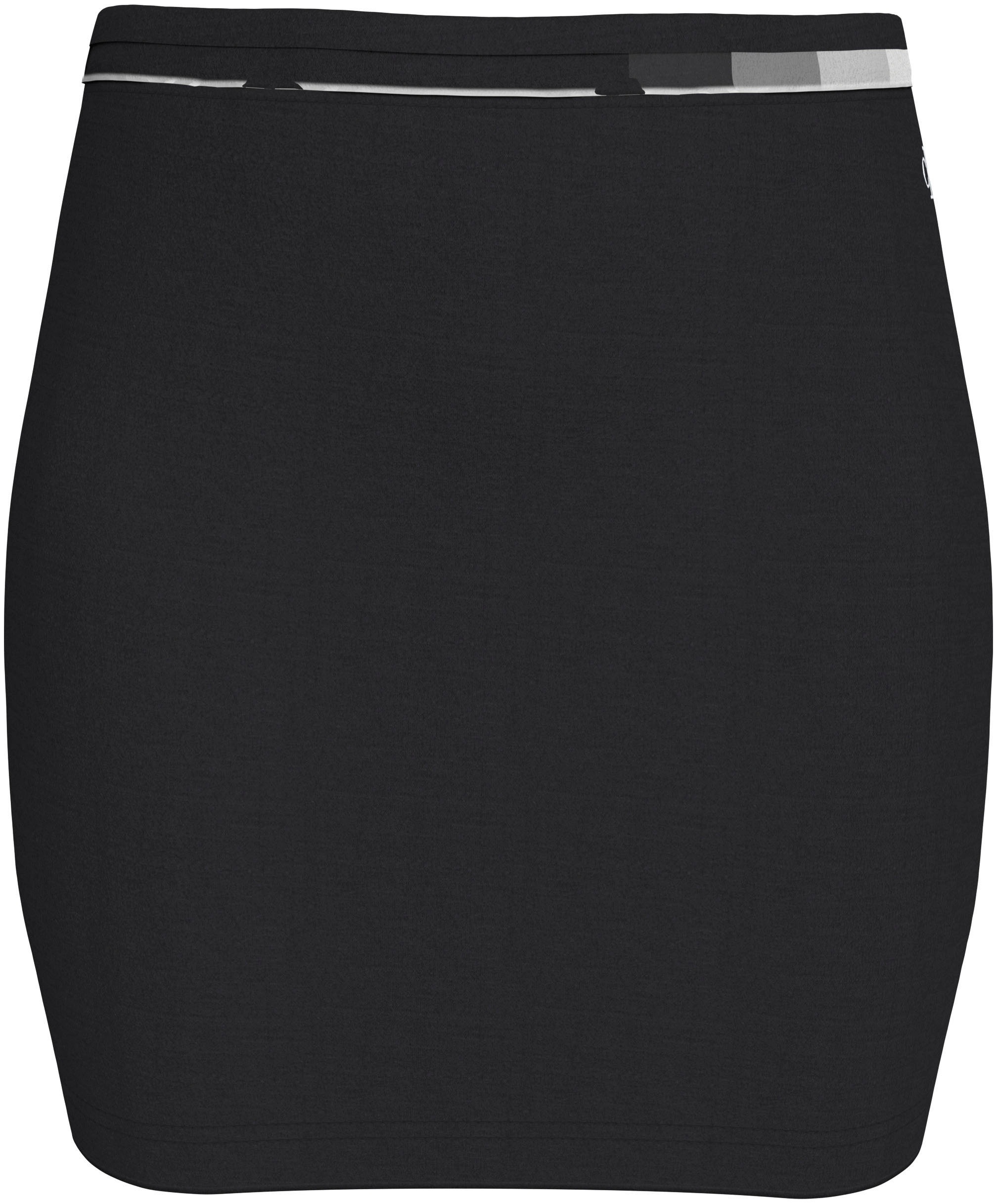 Calvin Klein Jeans Minirock »SLUB RIB MINI SKIRT«, mit Logopatch