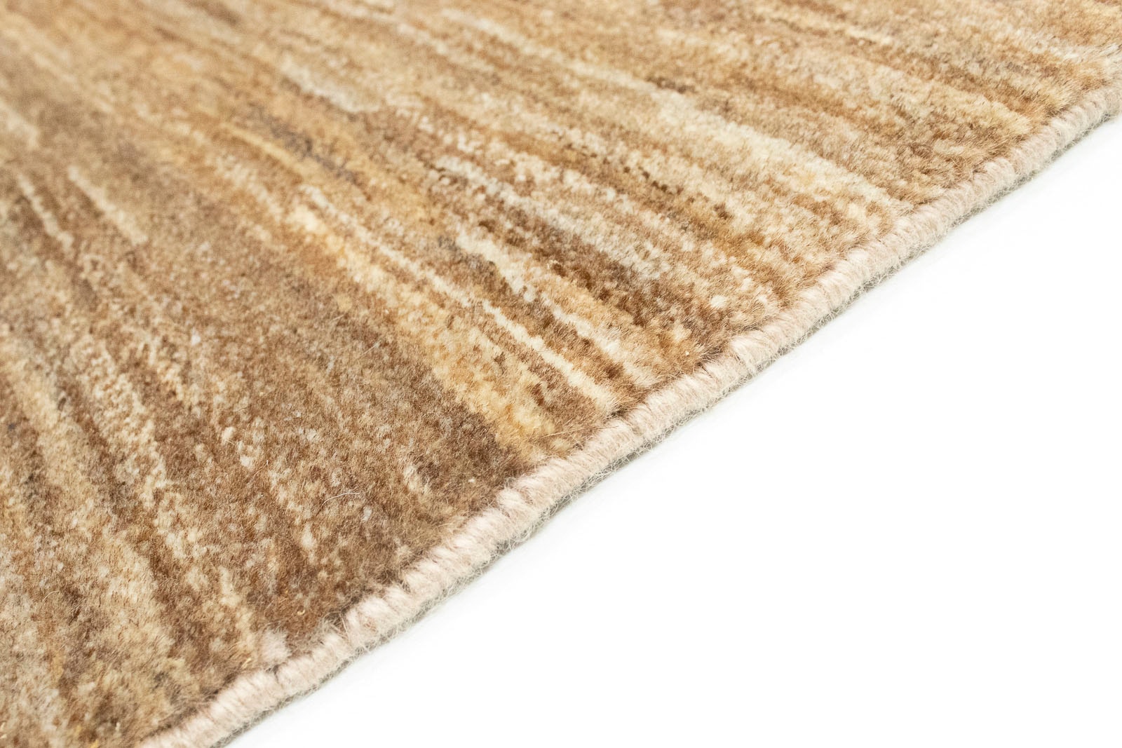 morgenland Wollteppich »Gabbeh Teppich handgeknüpft naturweiß«, rechteckig,  handgeknüpft