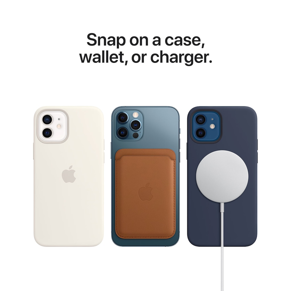 Apple Smartphone-Hülle »Apple iPhone 12 Mini Leder Case Mag Blue«, iPhone 12 Mini, 13,7 cm (5,4 Zoll), MHK83ZM/A