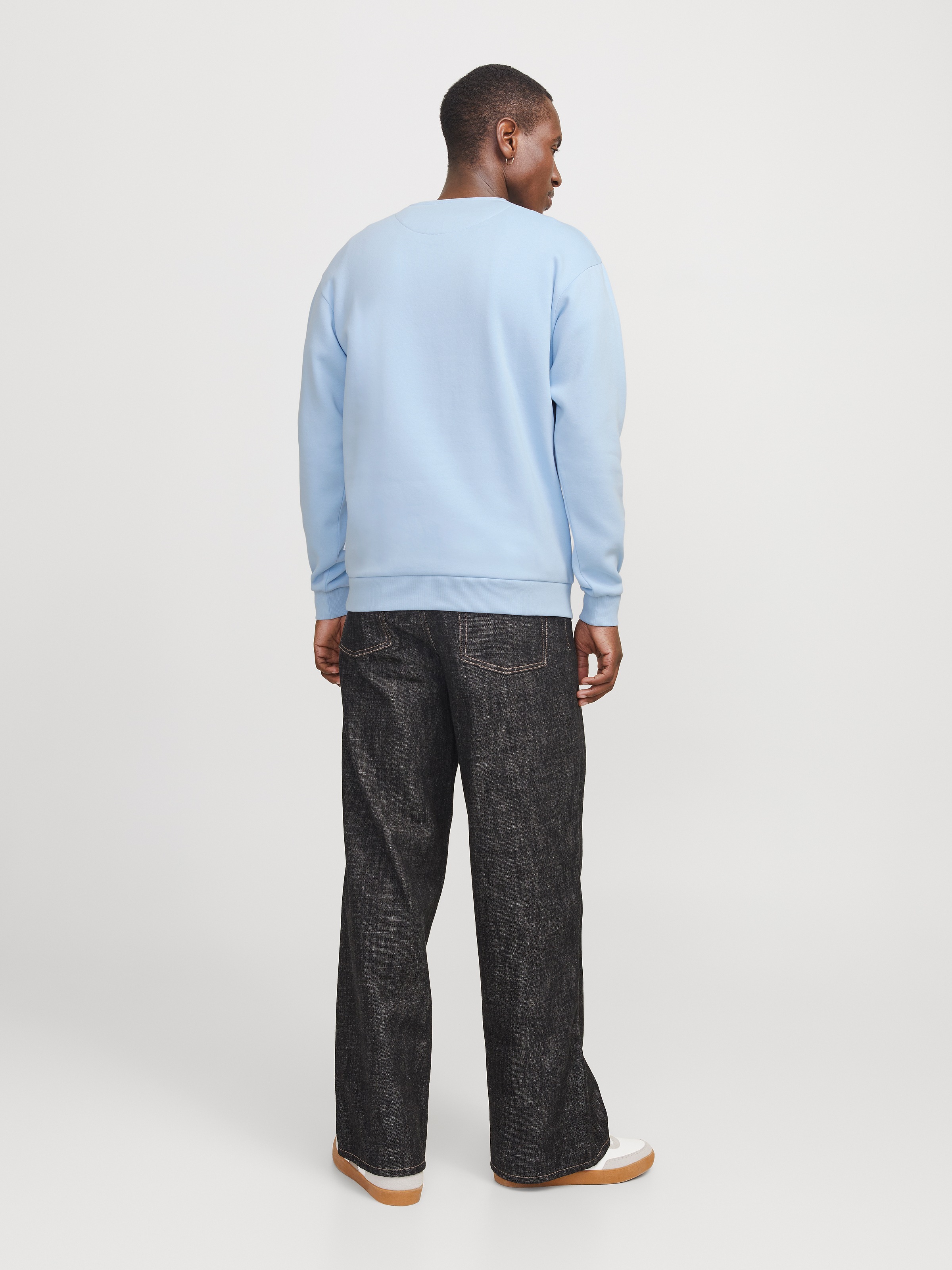 Jack & Jones Sweatshirt »JJEBRADLEY SWEAT CREW NOOS«, mit Rippbündchen