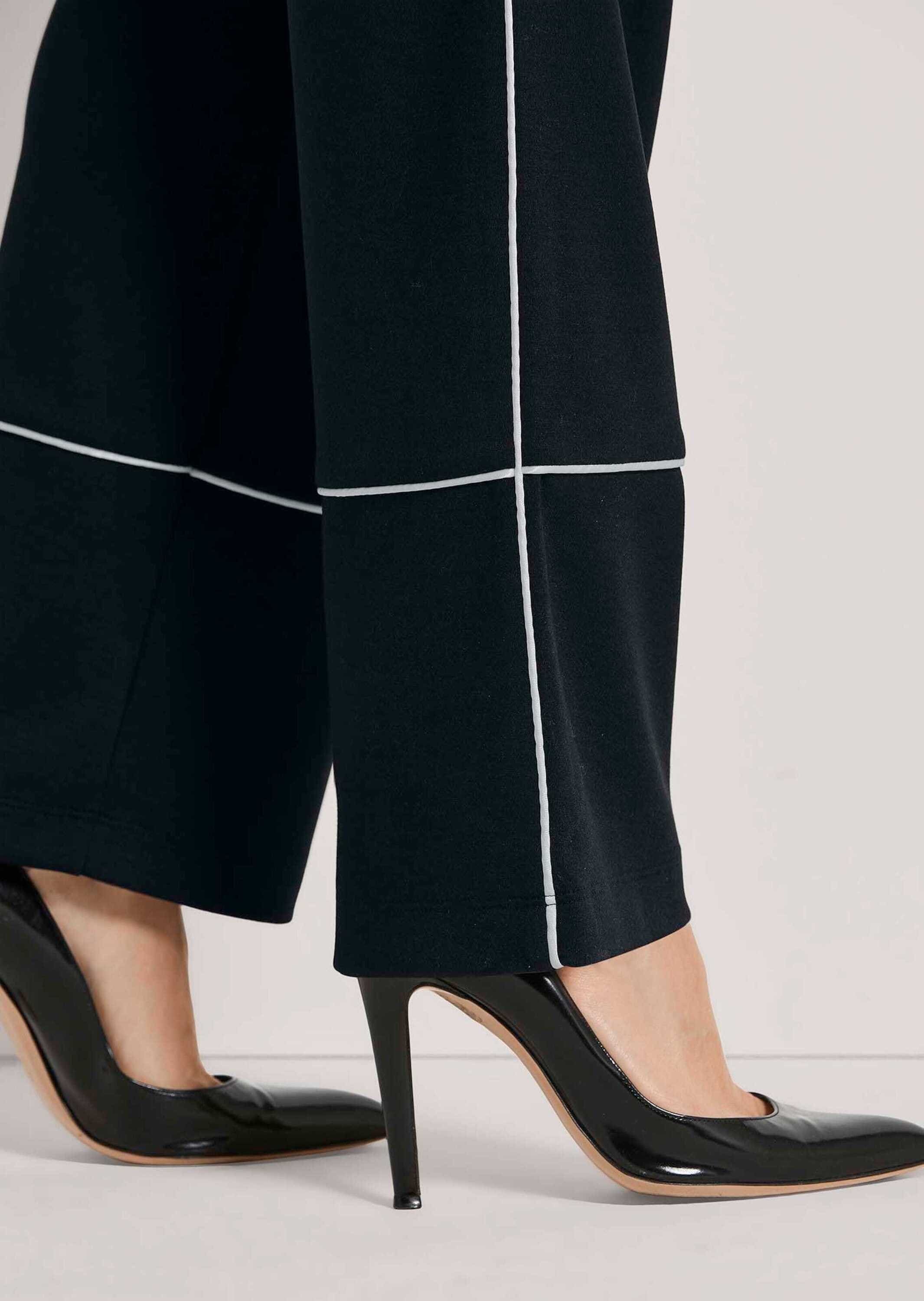 MADELEINE Jerseyhose »Hose Jersey-Schlupfhose mit Zierpaspeln«