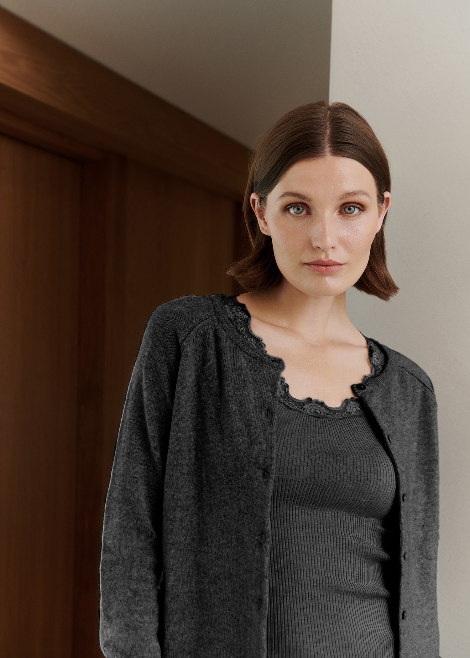 rosemunde Strickjacke »LAICA«, mit Wolle und Kaschmir