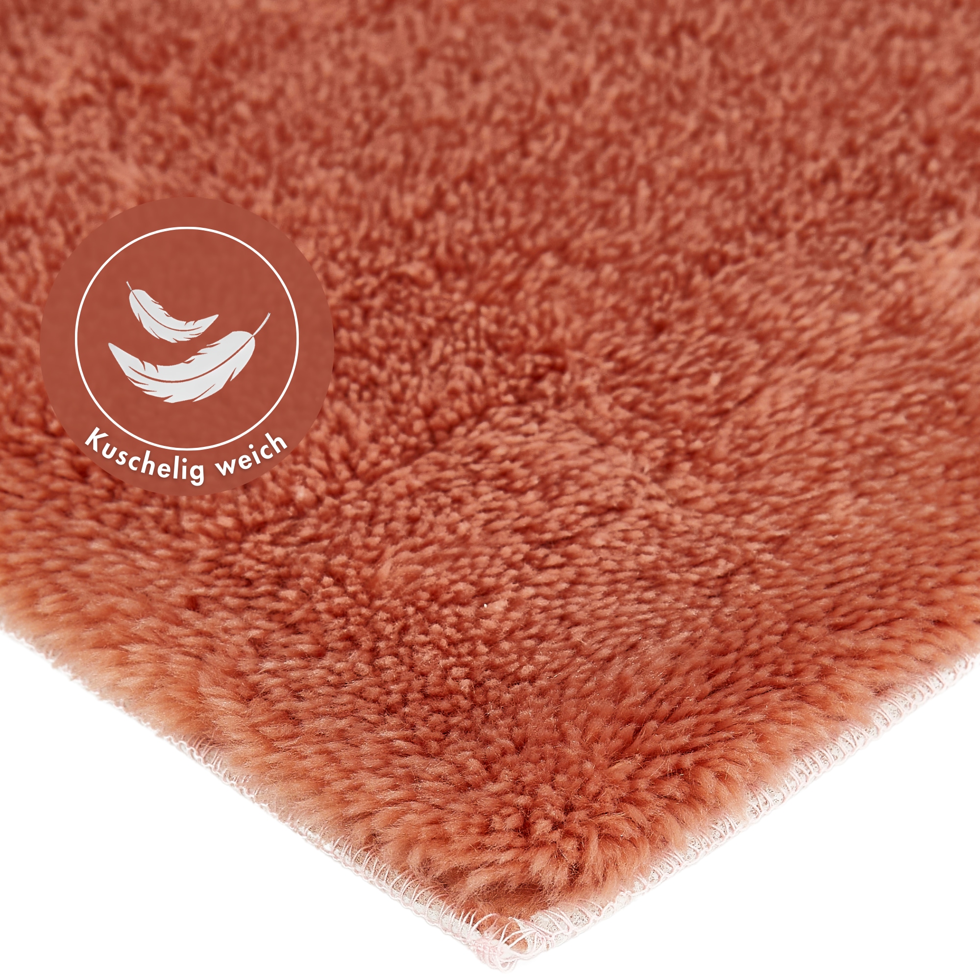 Andiamo Badematte »Florida« Höhe 23 mm rutschhemmend beschichtet fußbodenheizungsgeeignet | schnell trocknend Uni Farben, besonders weich, auch als 2er Set erhältlich