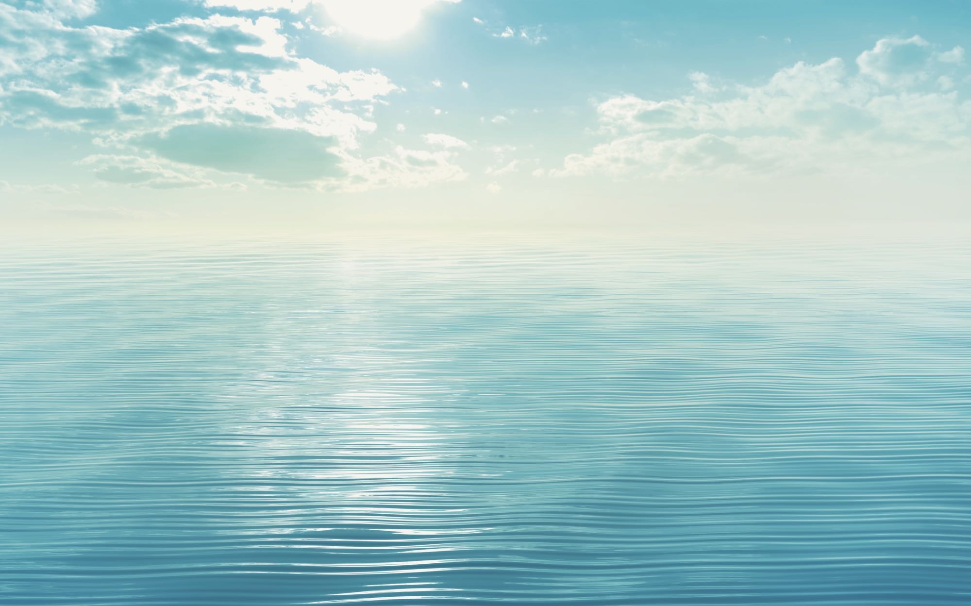 Komar Fototapete »Vlies Fototapete - La Mer Bleue - Größe 400 x 250 cm« Motiv | bedruckt glatt