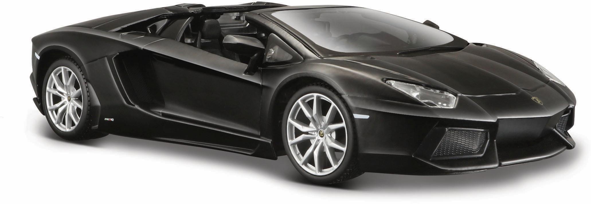 Maisto® Sammlerauto »Dull Black Collection, Lamborghini Aventador LP-700-4 Roadster, 1:24«, 1:24, aus Metallspritzguss