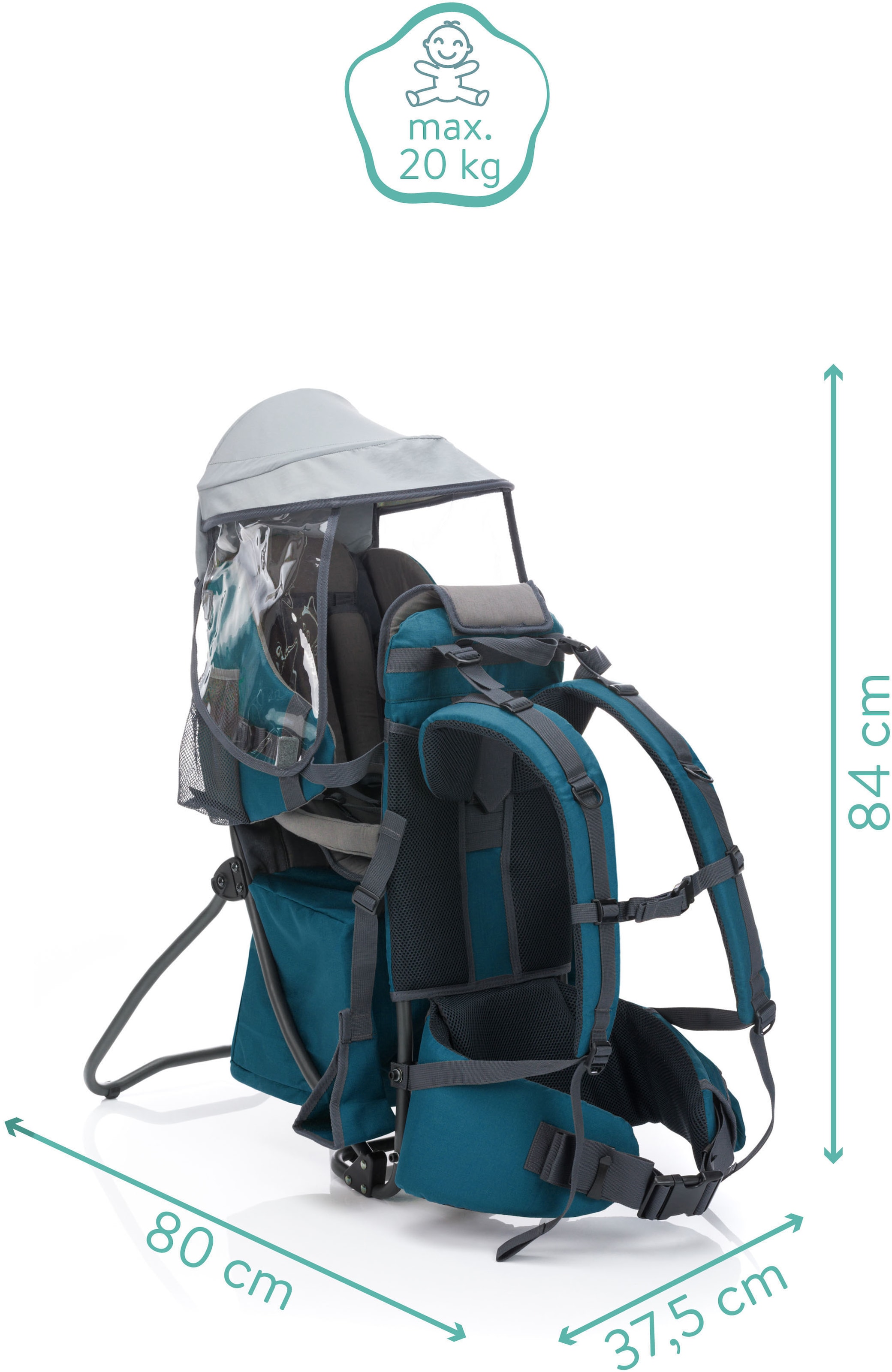 Fillikid Rückentrage »Elite« bis 20 kg