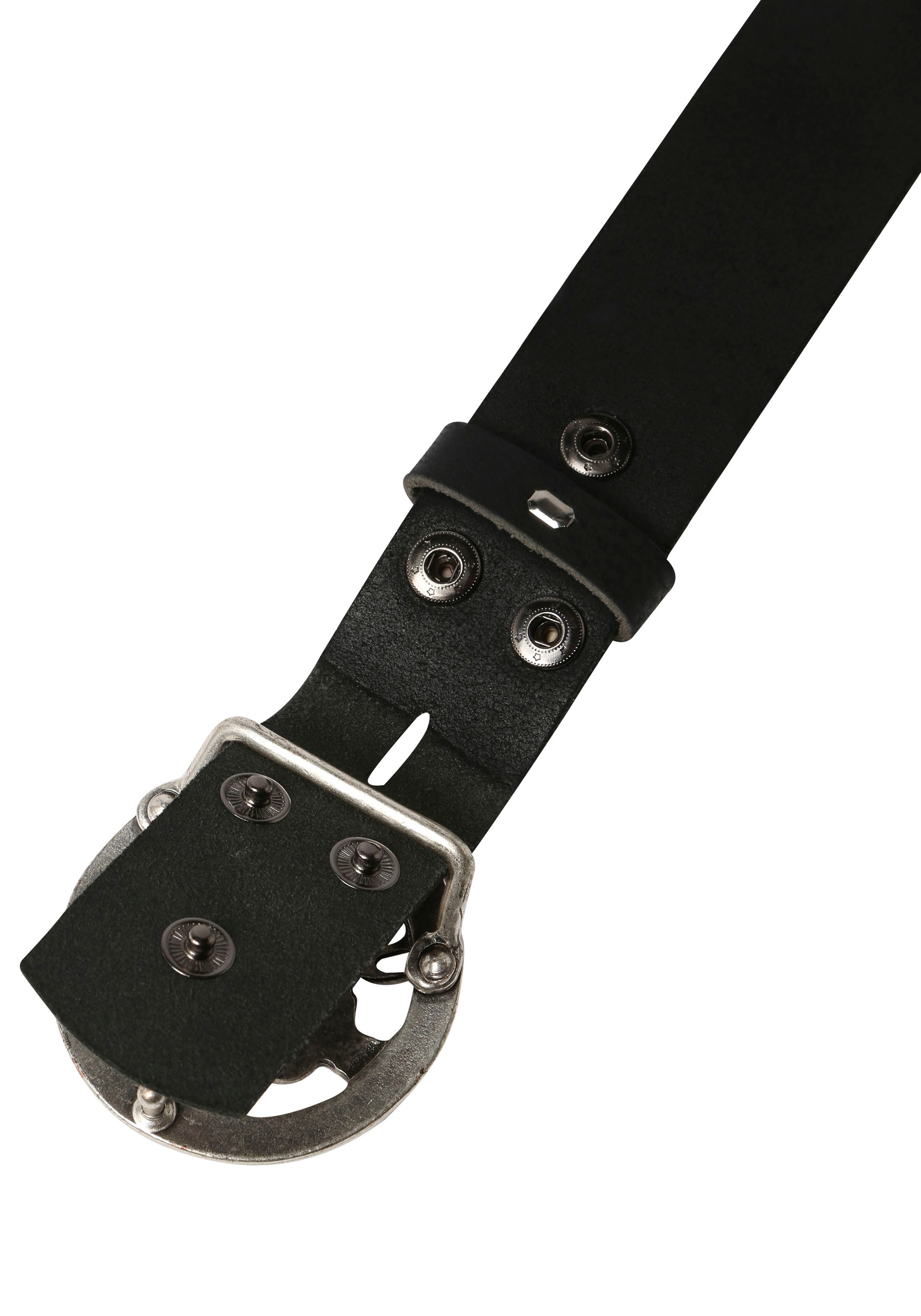 Rettungsring Gürtel Ledergürtel mit austauschbarer Schließe »Neptun Rund Silber«