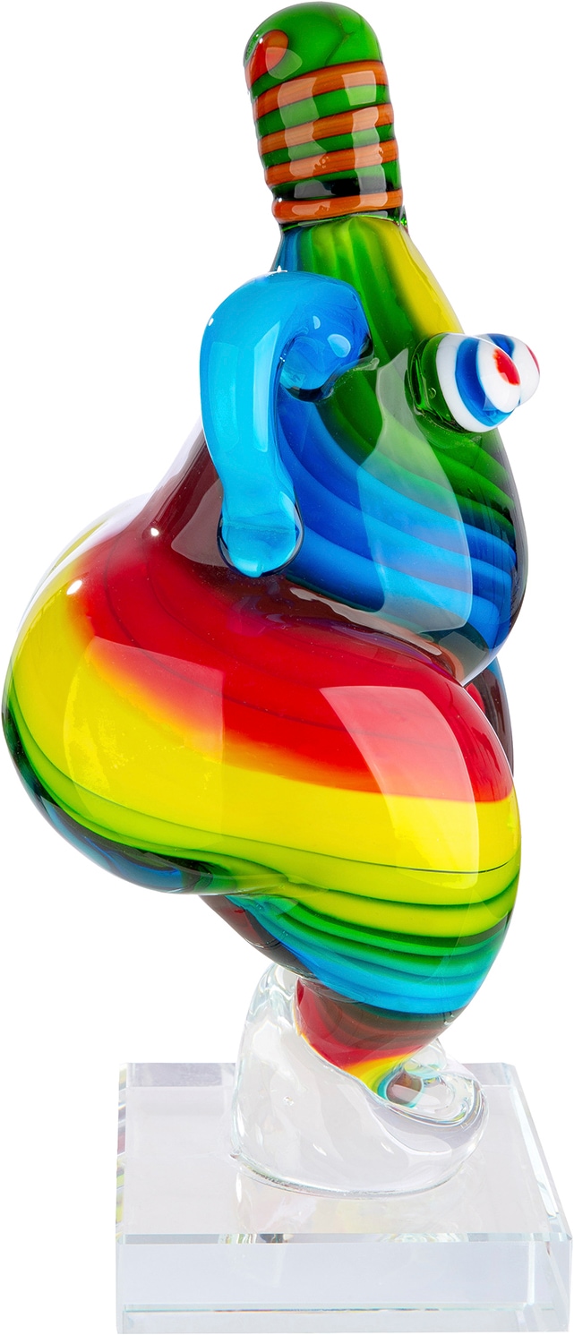 GILDE Skulptur »Figur Kim mehrfarbig« Frauenmotiv Glasfigur Designobjekt Handarbeit moderne Kunst