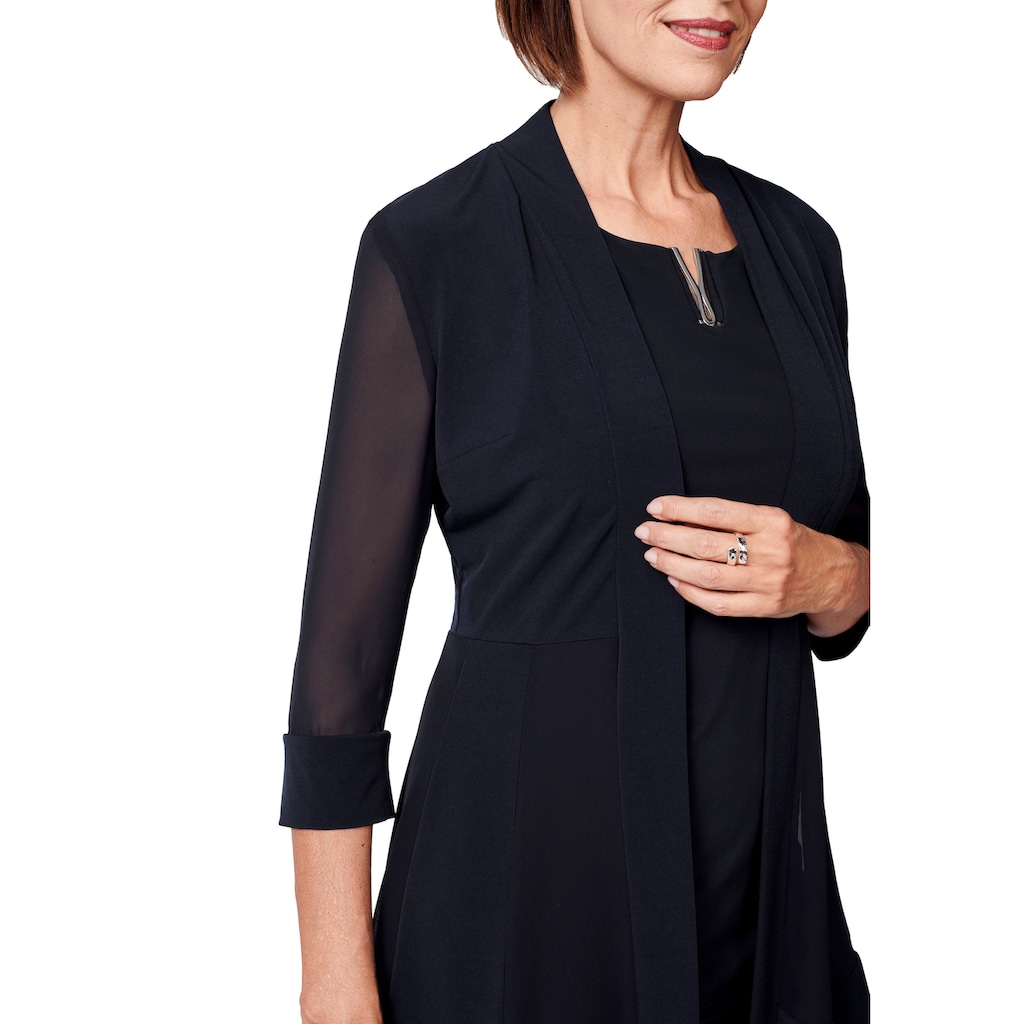 HERMANN LANGE Collection Longblazer »Liliana«, aus Jersey und Chiffon