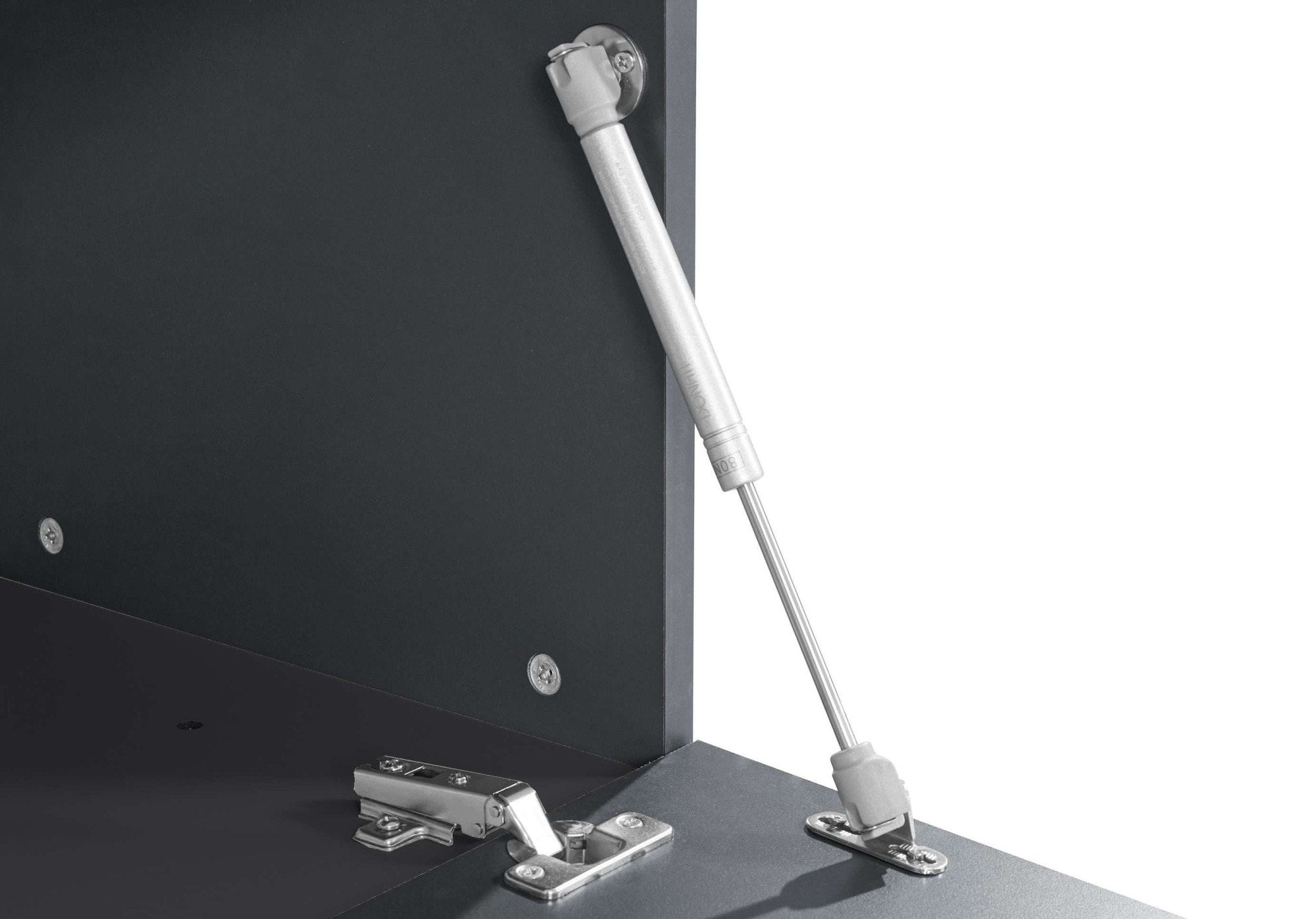 INOSIGN Lowboard »Chronos TV-Board, T-Schrank«, (1 St., Breite verstellbar von 180 bis 290 cm), Breite 240 cm TV-Board,Lowboard,1 Klappe und ein L-Förmiger Aufsatz