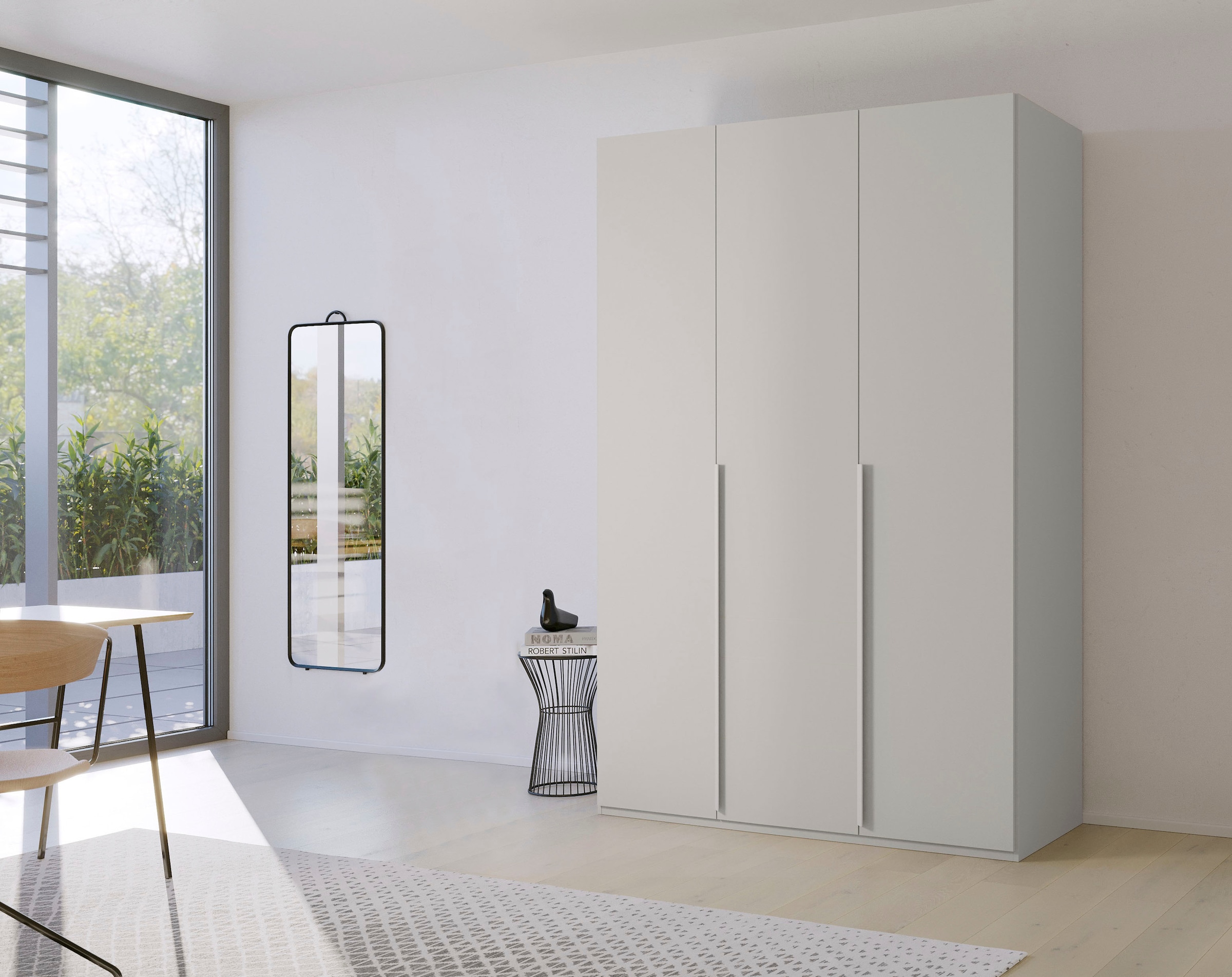 rauch Drehtürenschrank »Kleiderschrank Schrank Garderobe Wäscheschrank PURISMA« in den Breiten 151/201/251/301 cm, inkl. SOFT-CLOSE-FUNKTION,  schlichte Eleganz, mit umfangreicher Innenausstattung MADE IN GERMANY