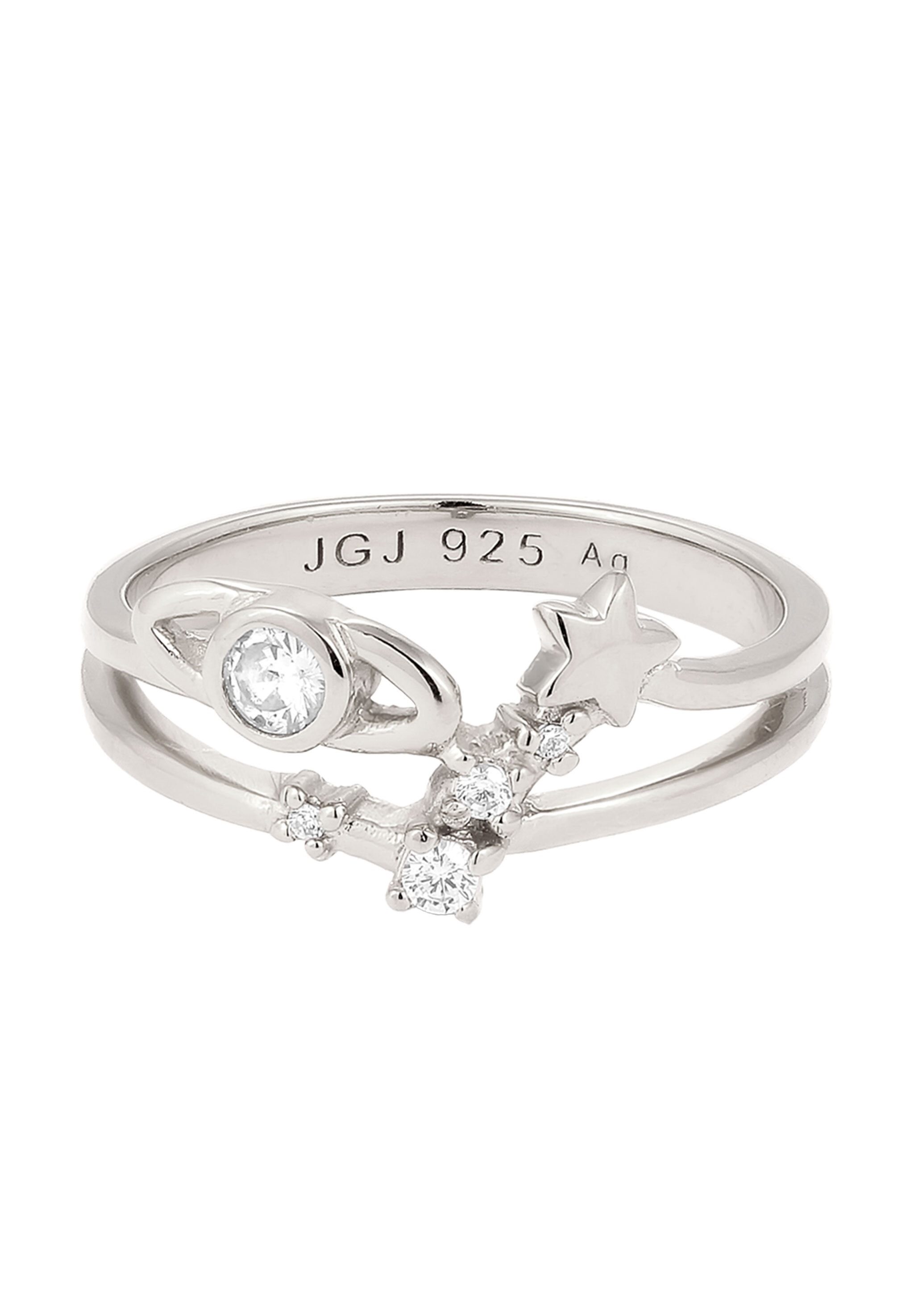 Elli Silberring »Ring Stern Zirkonia Weiß 925 Sterling Silber«