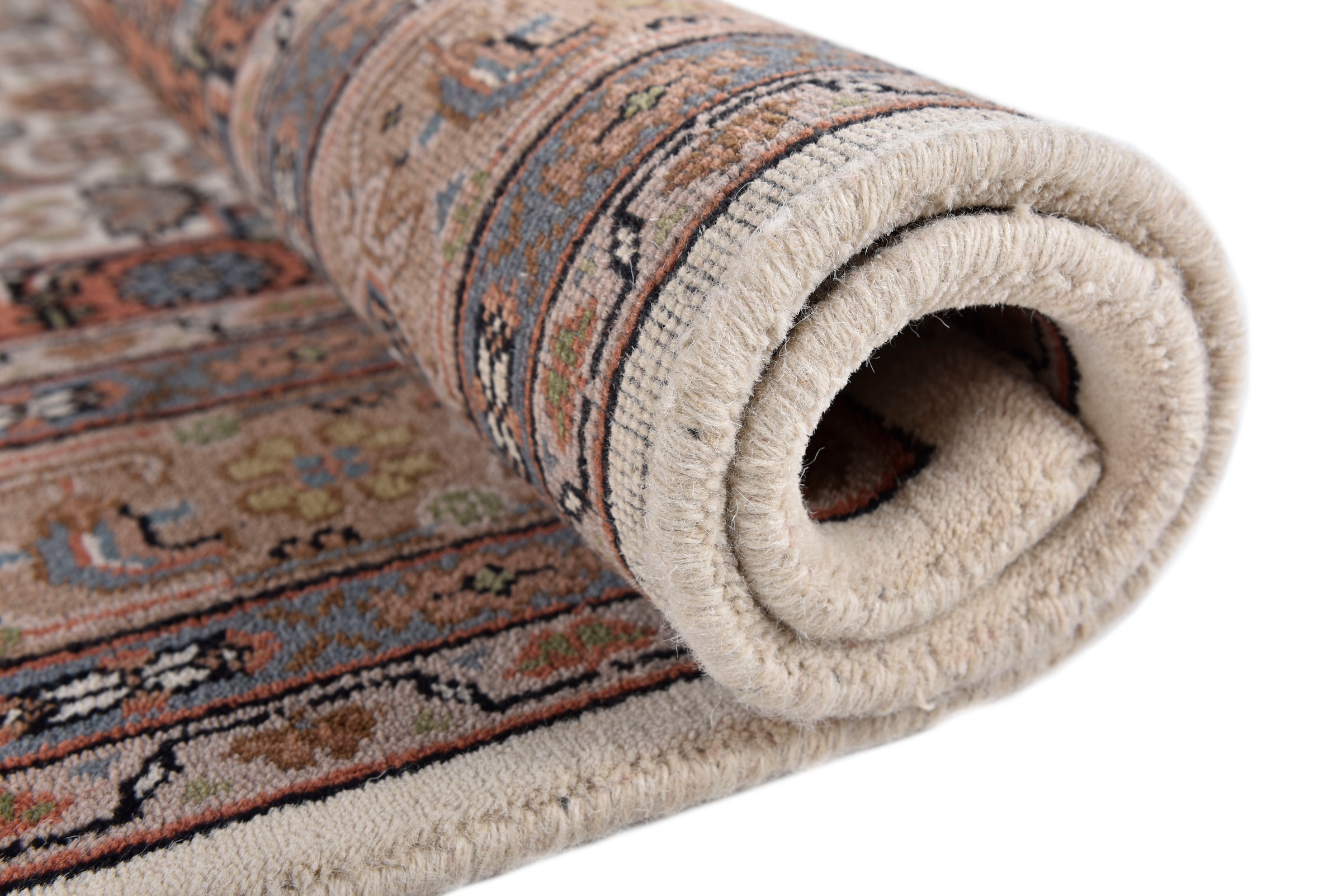 my home Orientteppich »BB Oriental«, rechteckig, 12 mm Höhe, reine Wolle, handgeknüpft, orientalisches Design, mit Fransen