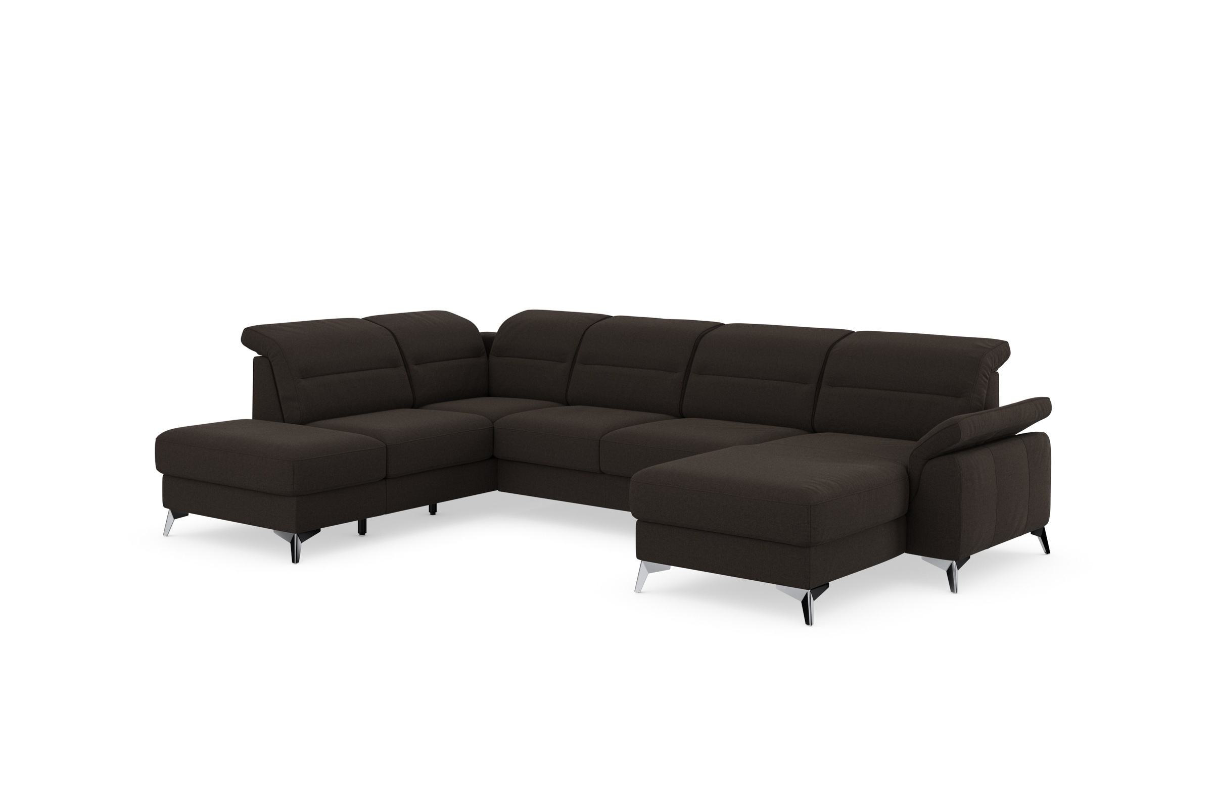 sit&more Wohnlandschaft »Sinatra U-Form«, optional mit Kopfteilverstellung und Armteilfunktion etc.