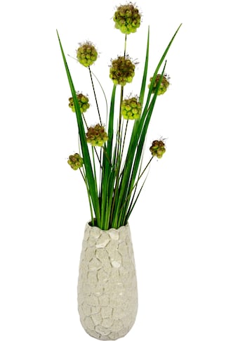 Kunstgras »Alliumgrasbusch«, in Vase
