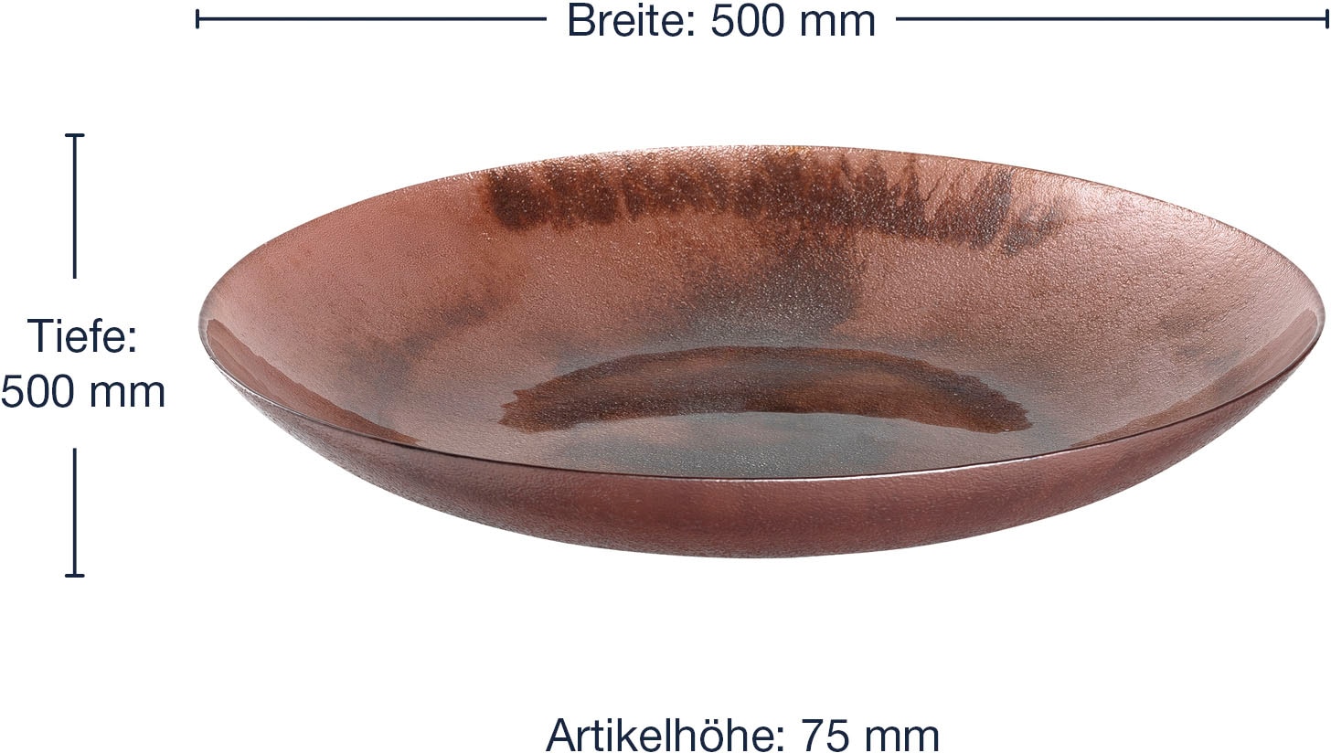 LEONARDO Schale »Schale Poesia 50 cm rosé«, aus Glas