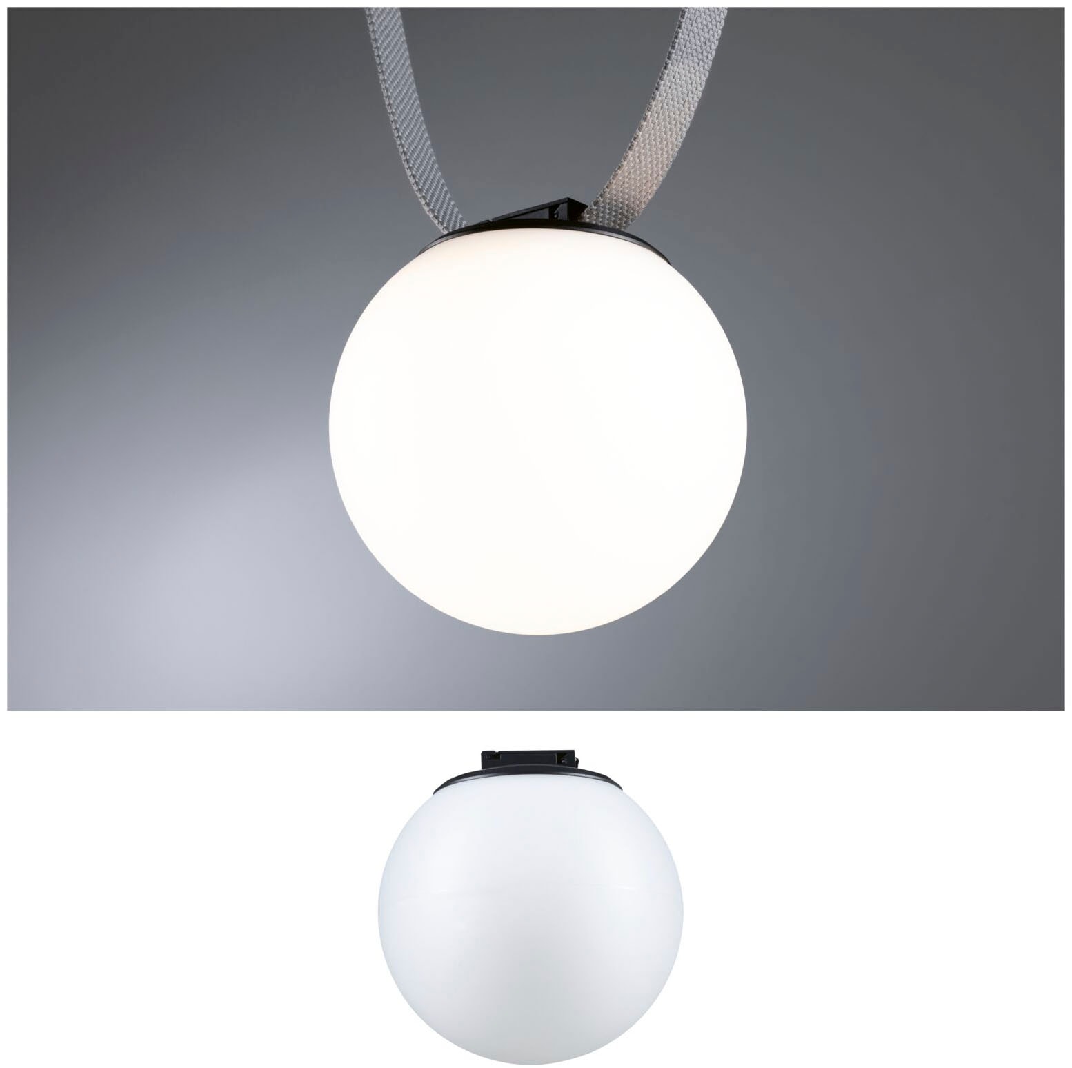 Paulmann Hängeleuchte »ULine Spot Ball  150mm 8W Schwarz« 1 Stk. Warmweiß