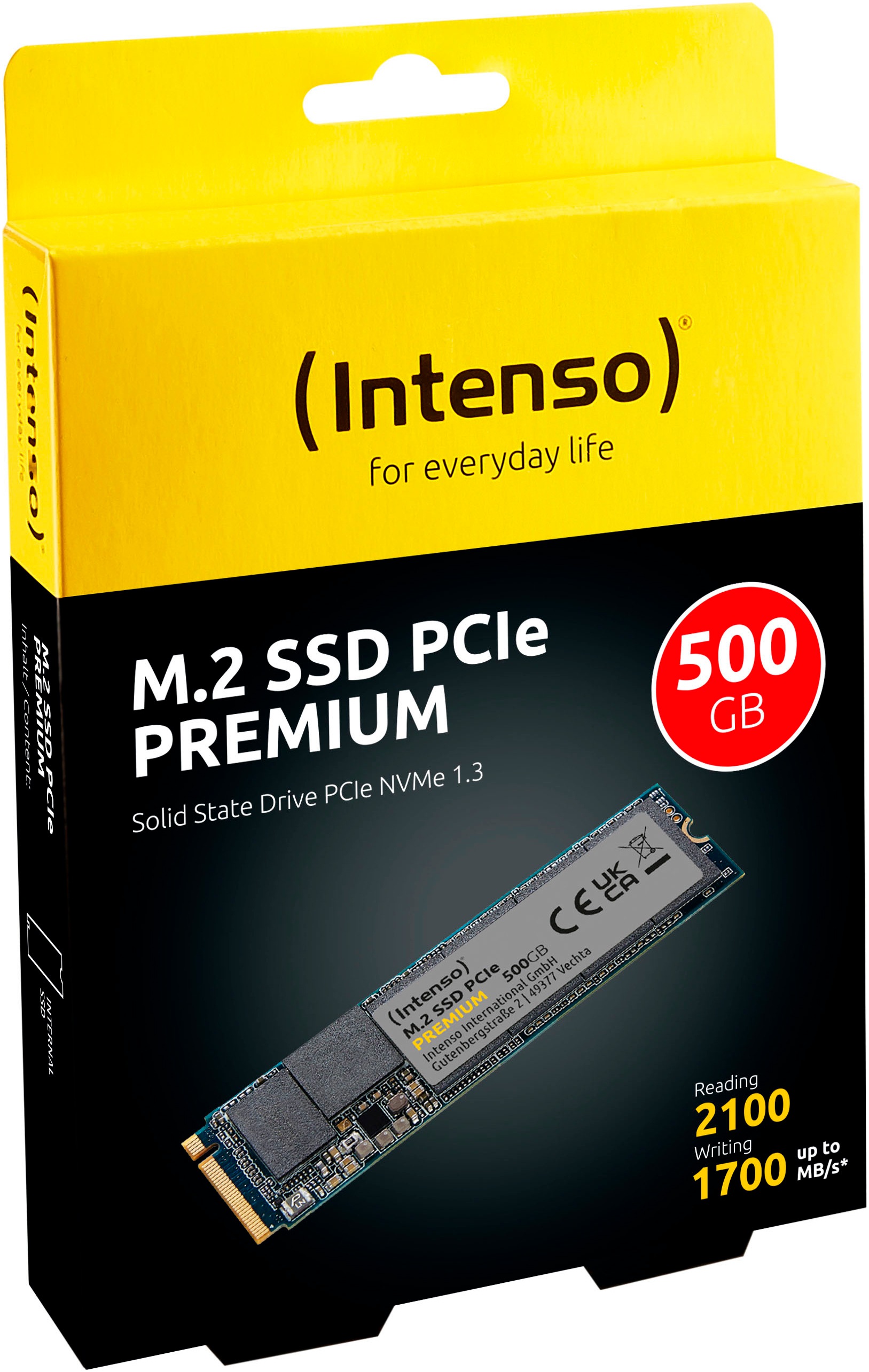 Intenso interne SSD »SSD Premium 500GB«, Anschluss M.2 PCIe 3.0
